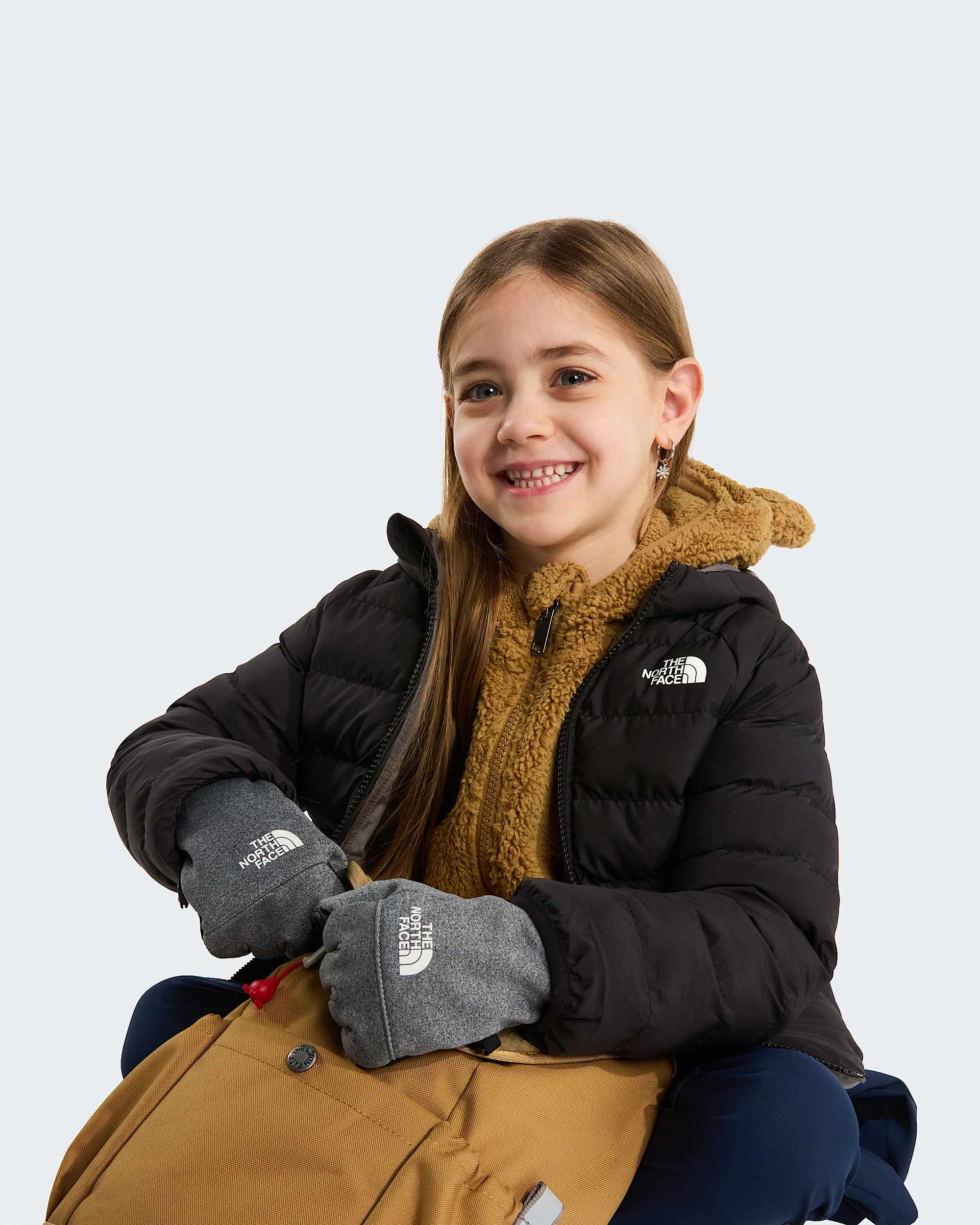 Kids Recycled Etip Gloves TNF ALT1