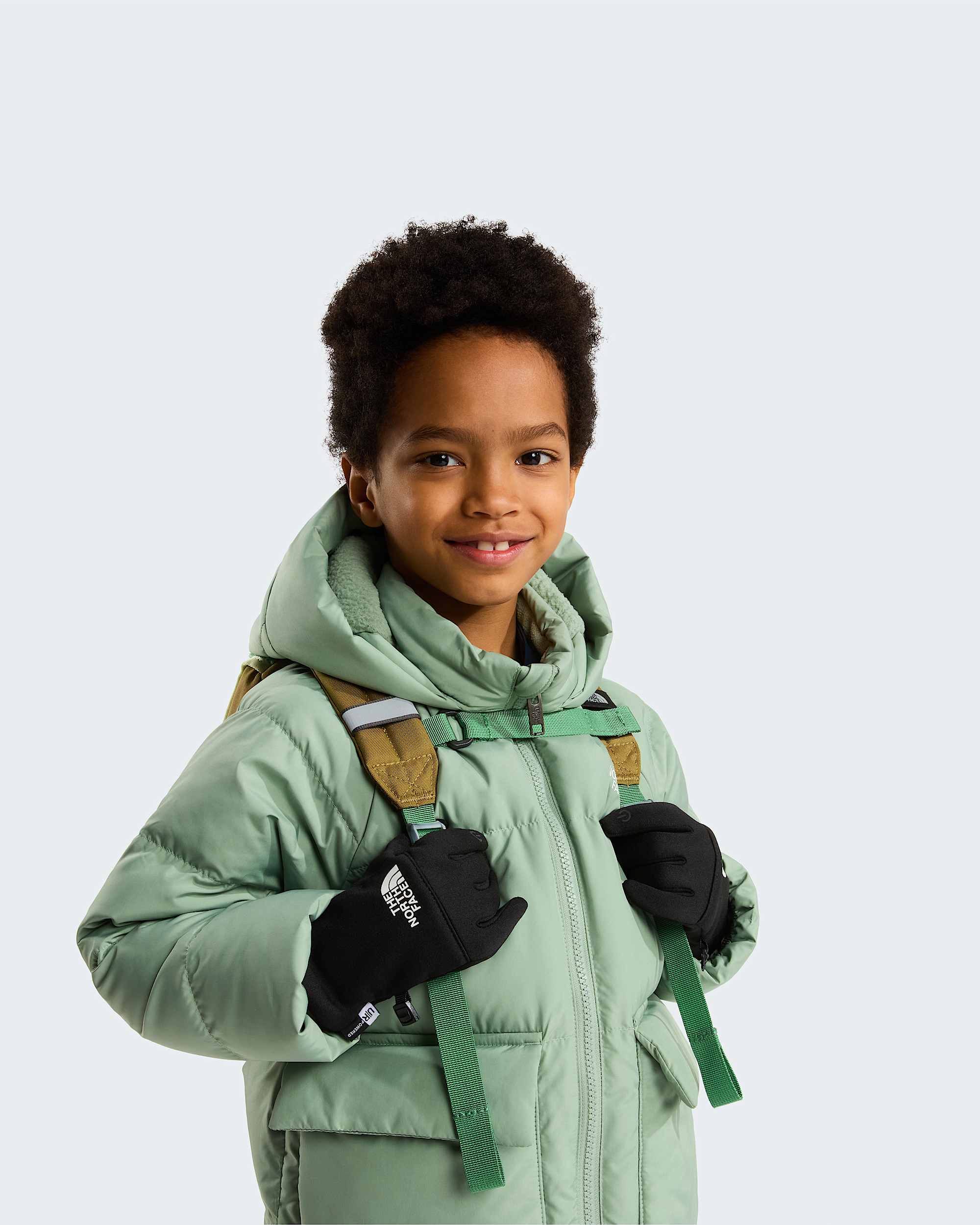 Recycelte Etip Handschuhe fr Kinder TNF TNF Black ALT1