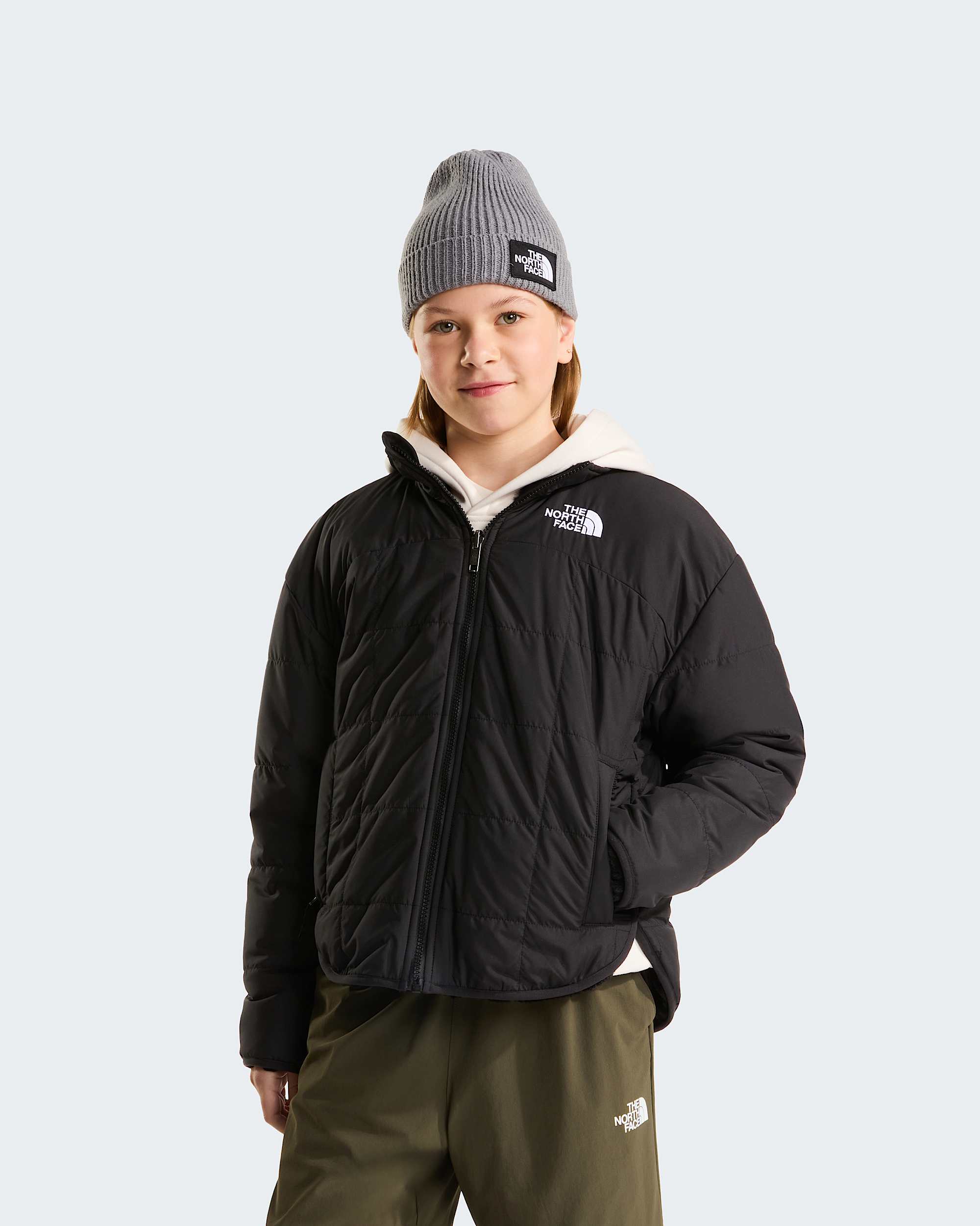Girls Reversible Shasta FullZip Jacket TNF HERO
