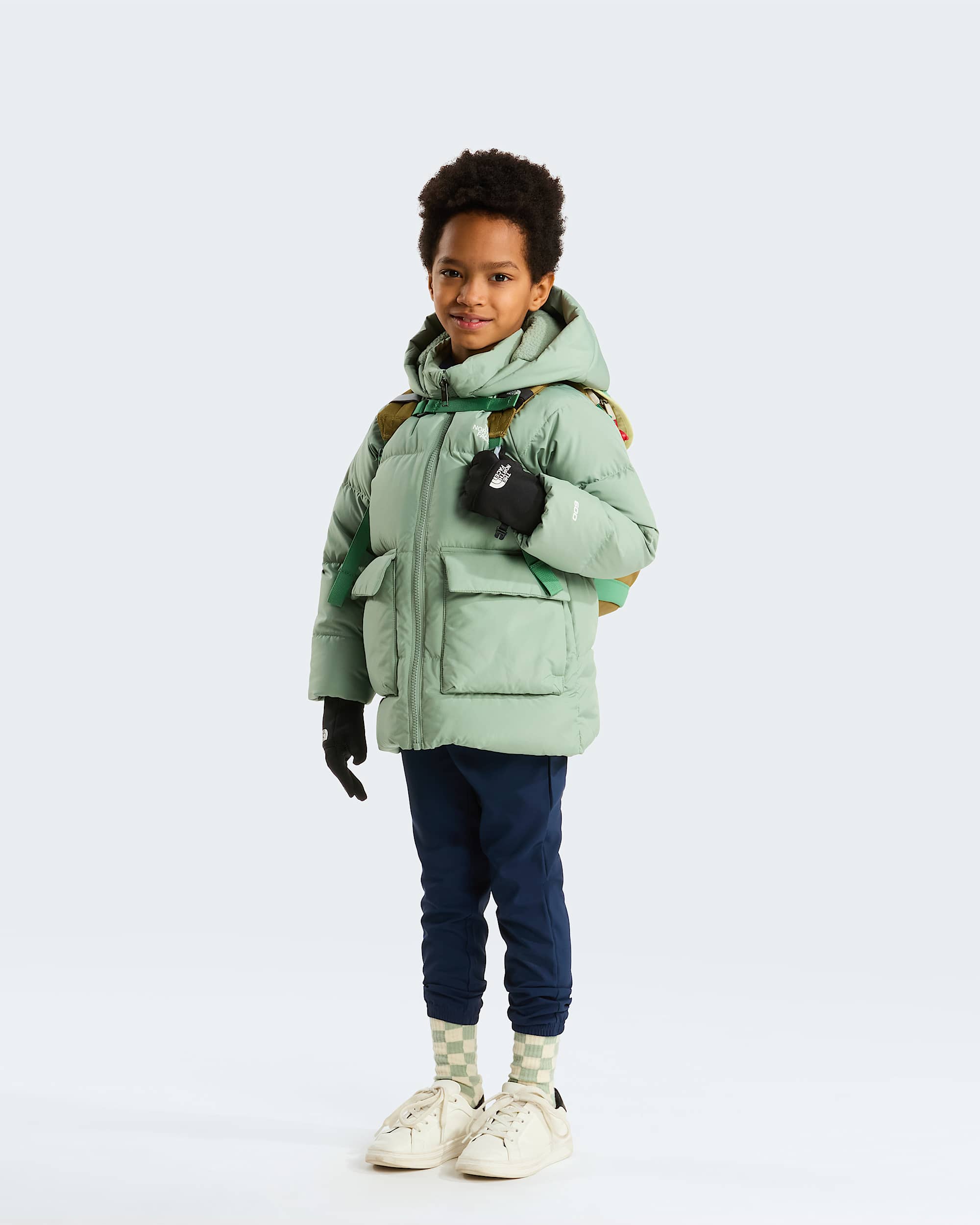North fleecegeftterter Daunenparka fr Kinder TNF ALT1
