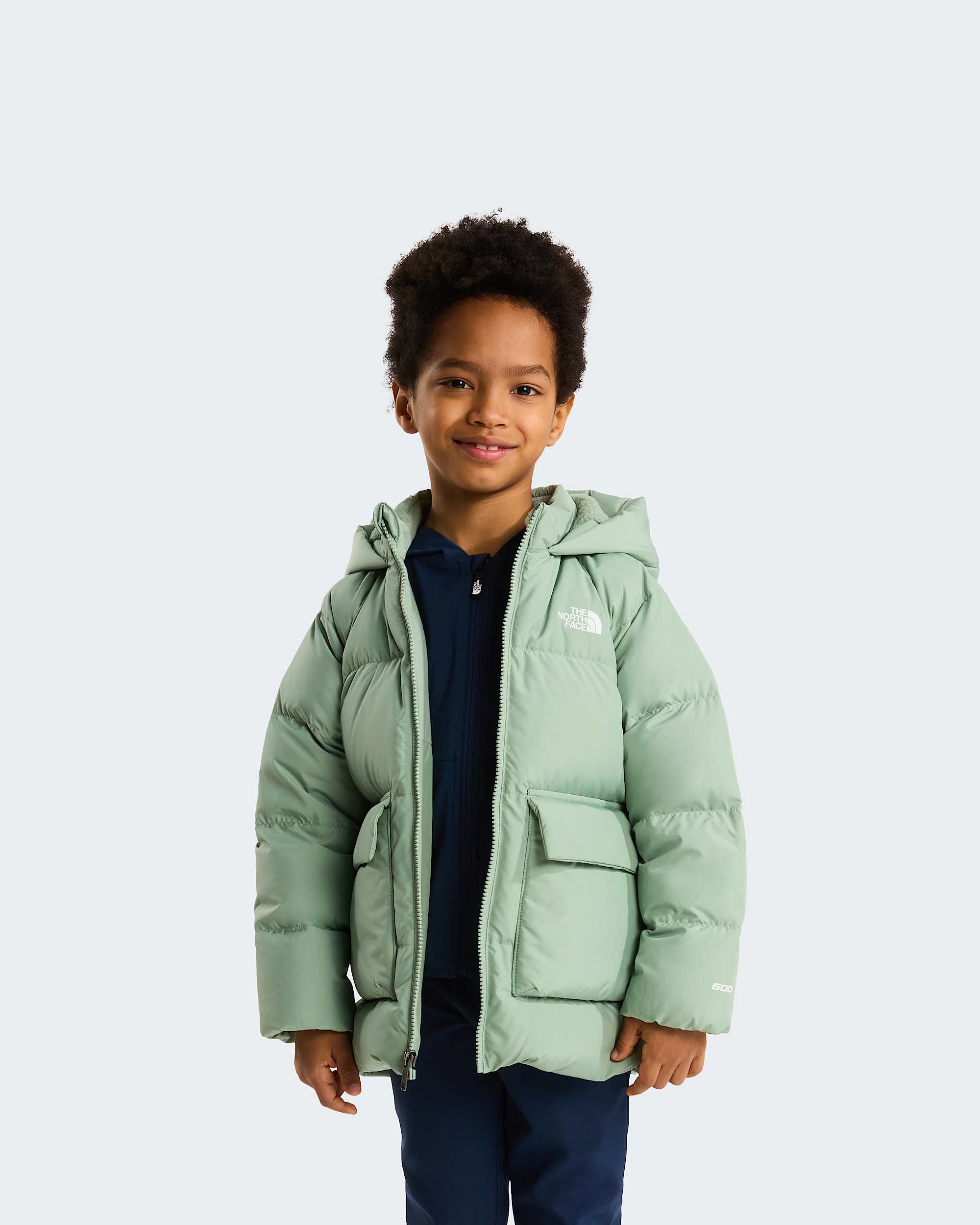 North fleecegeftterter Daunenparka fr Kinder TNF ALT4