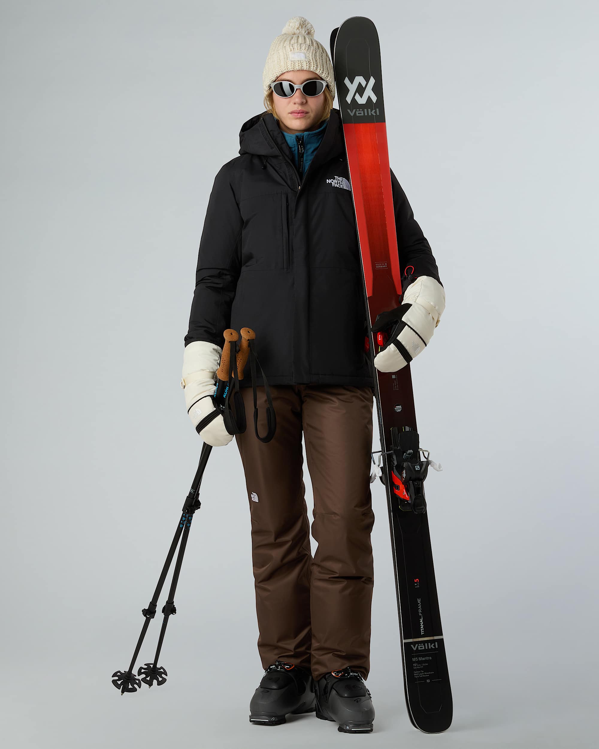 Pantaln con aislamiento trmico Sally para mujer TNF alt8