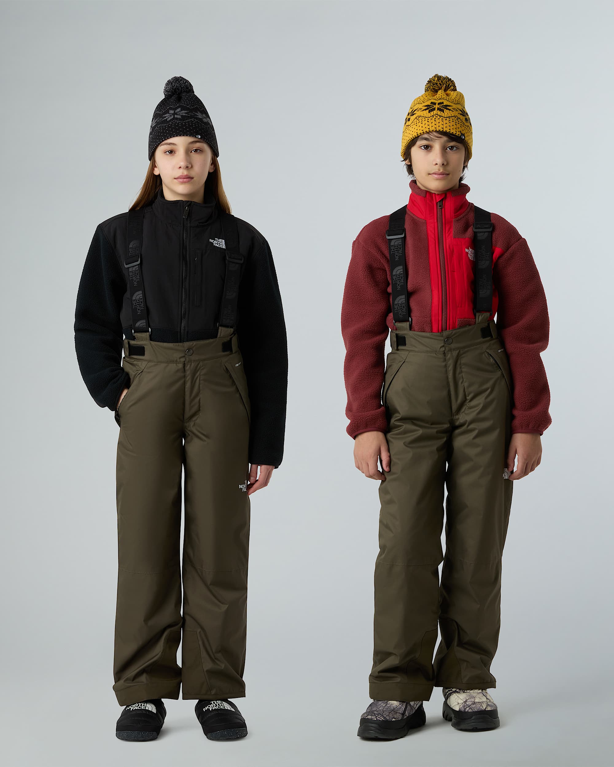 Teens Snowquest Suspender Trousers TNF ALT4