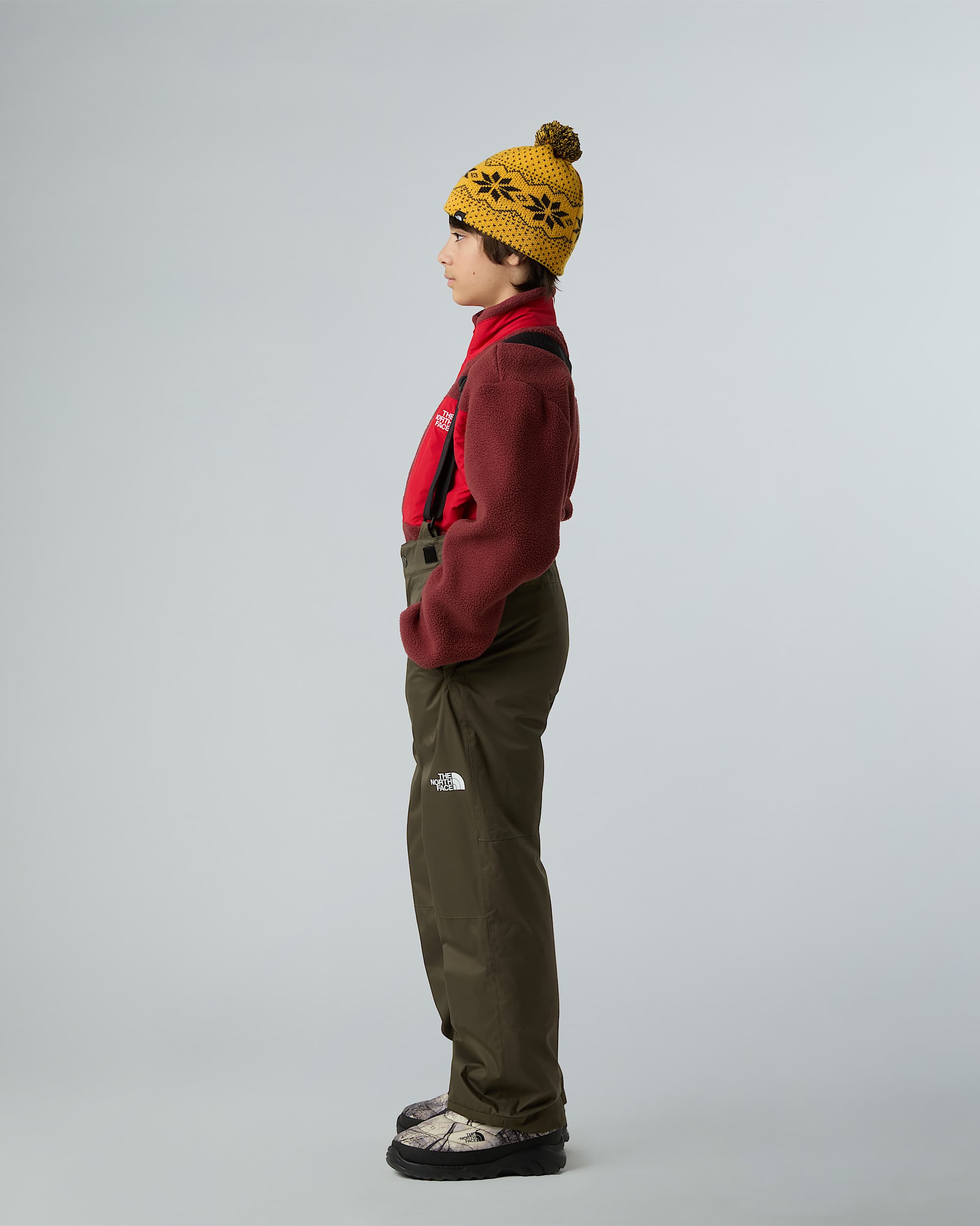 Teens Snowquest Suspender Trousers TNF ALT6