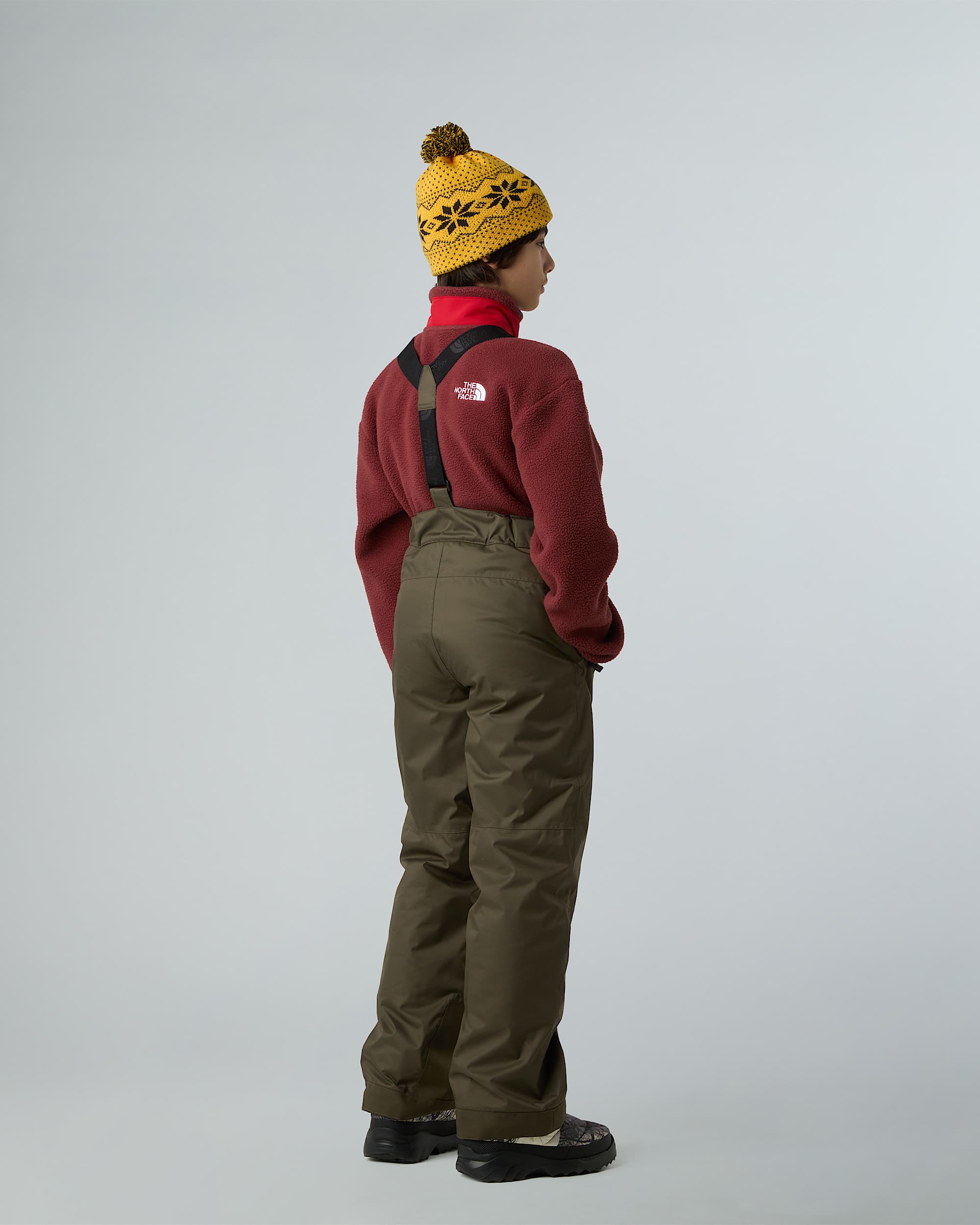 Teens Snowquest Suspender Trousers TNF ALT7