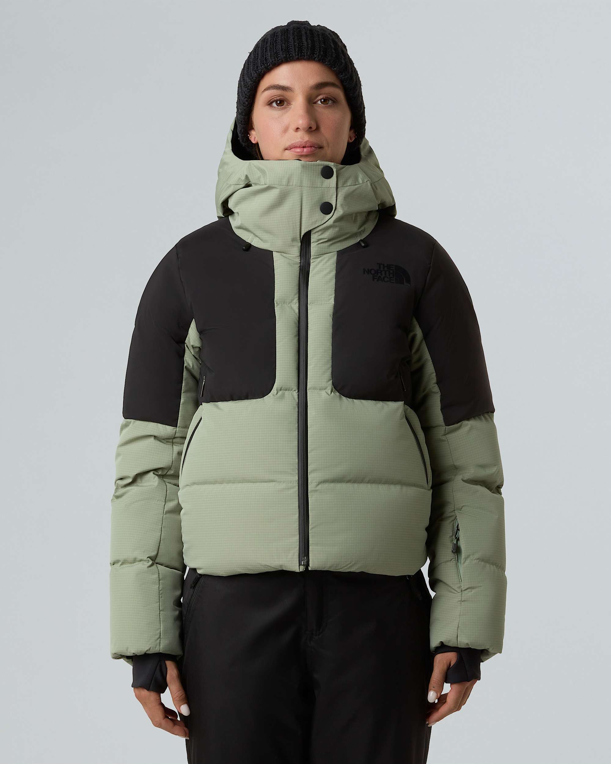 Womens Cold Spell Cropped Down Jacket TNF ALT4
