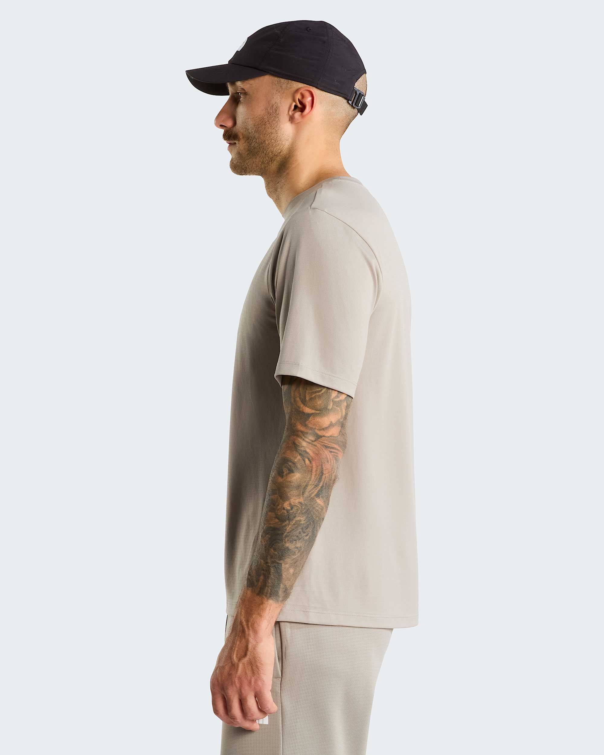 Mens 247 Logo Graphic TShirt TNF Stone Slab ALT2