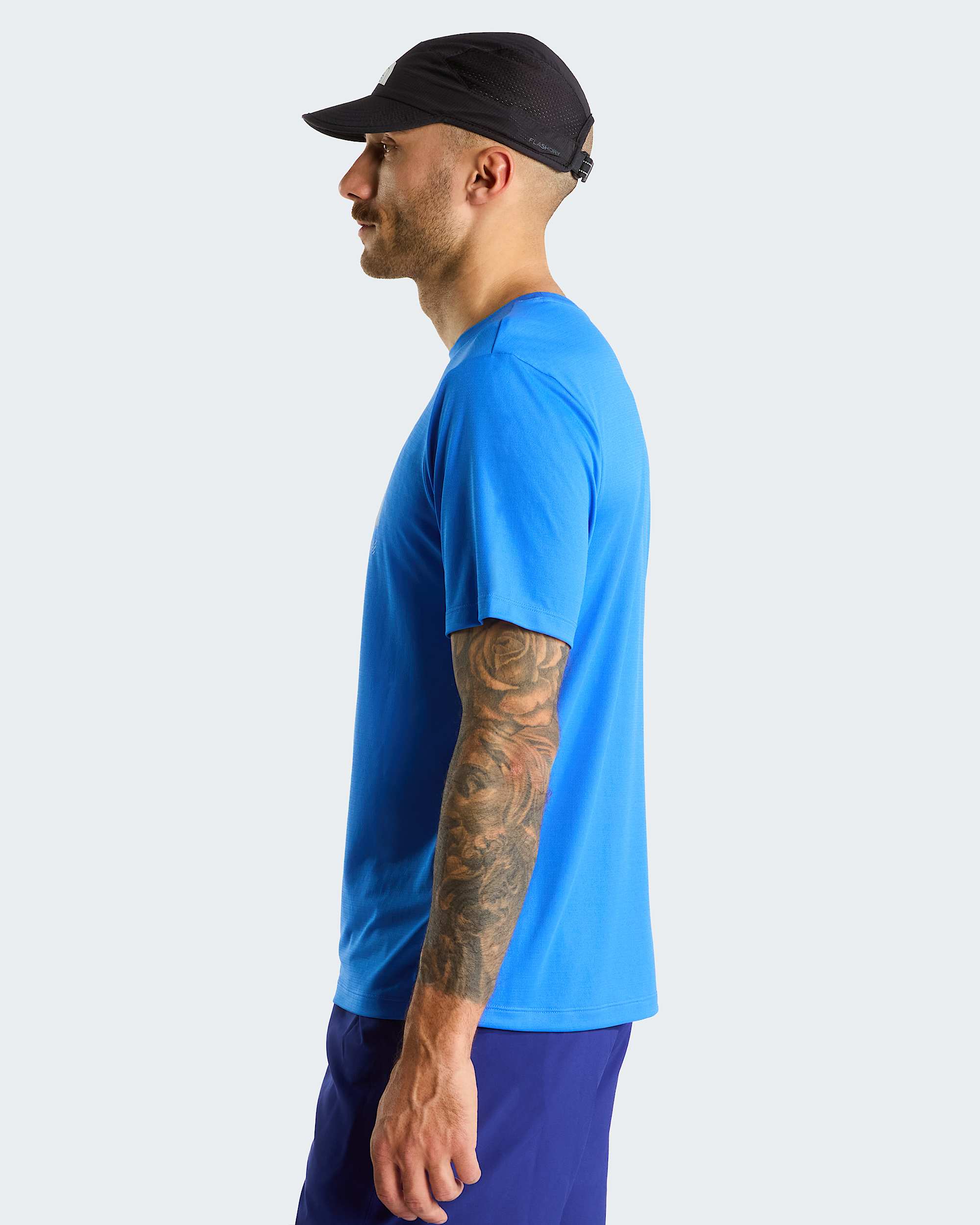 Mens 247 Logo Graphic TShirt TNF Active Blue ALT2