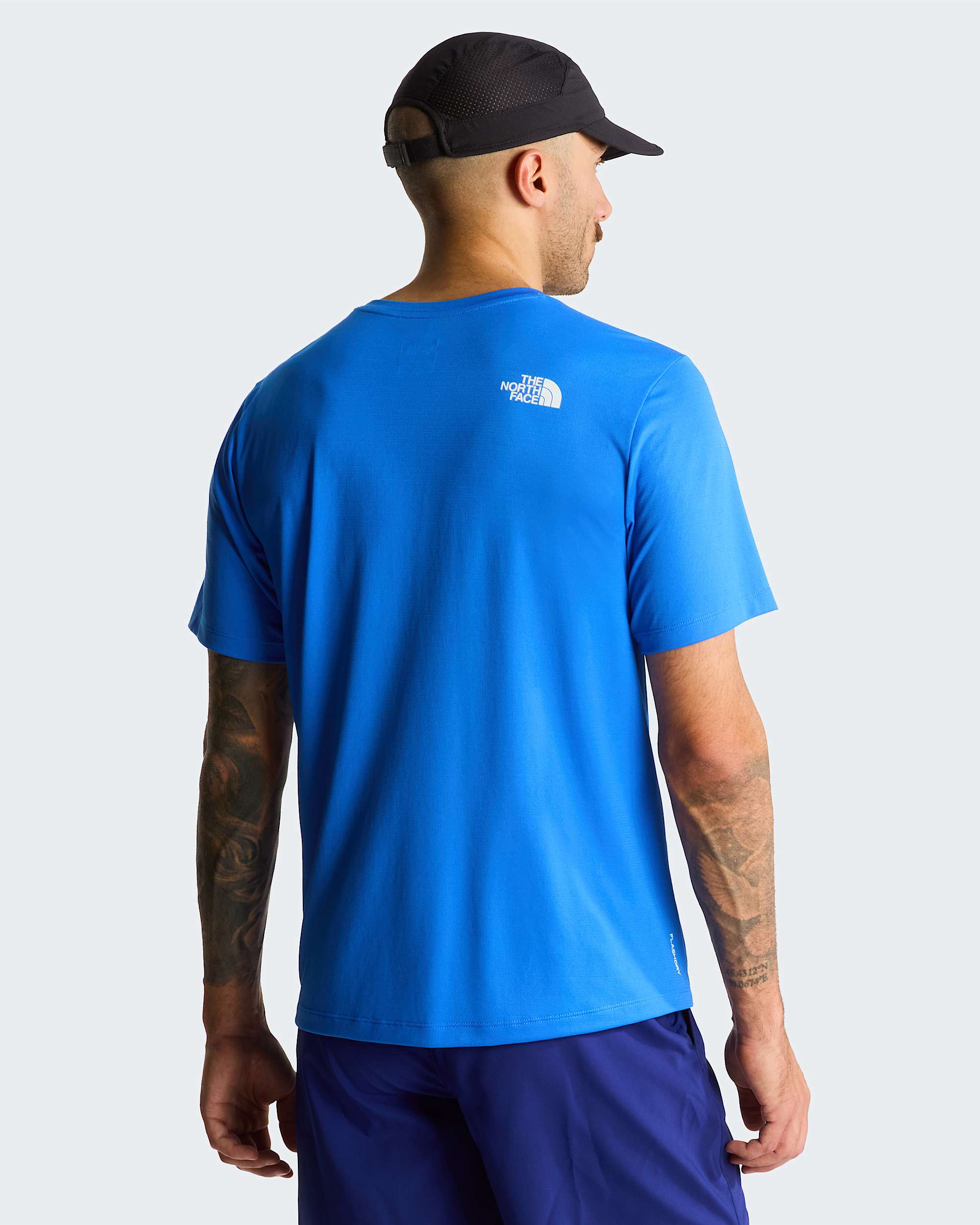 Mens 247 Logo Graphic TShirt TNF Active Blue ALT3