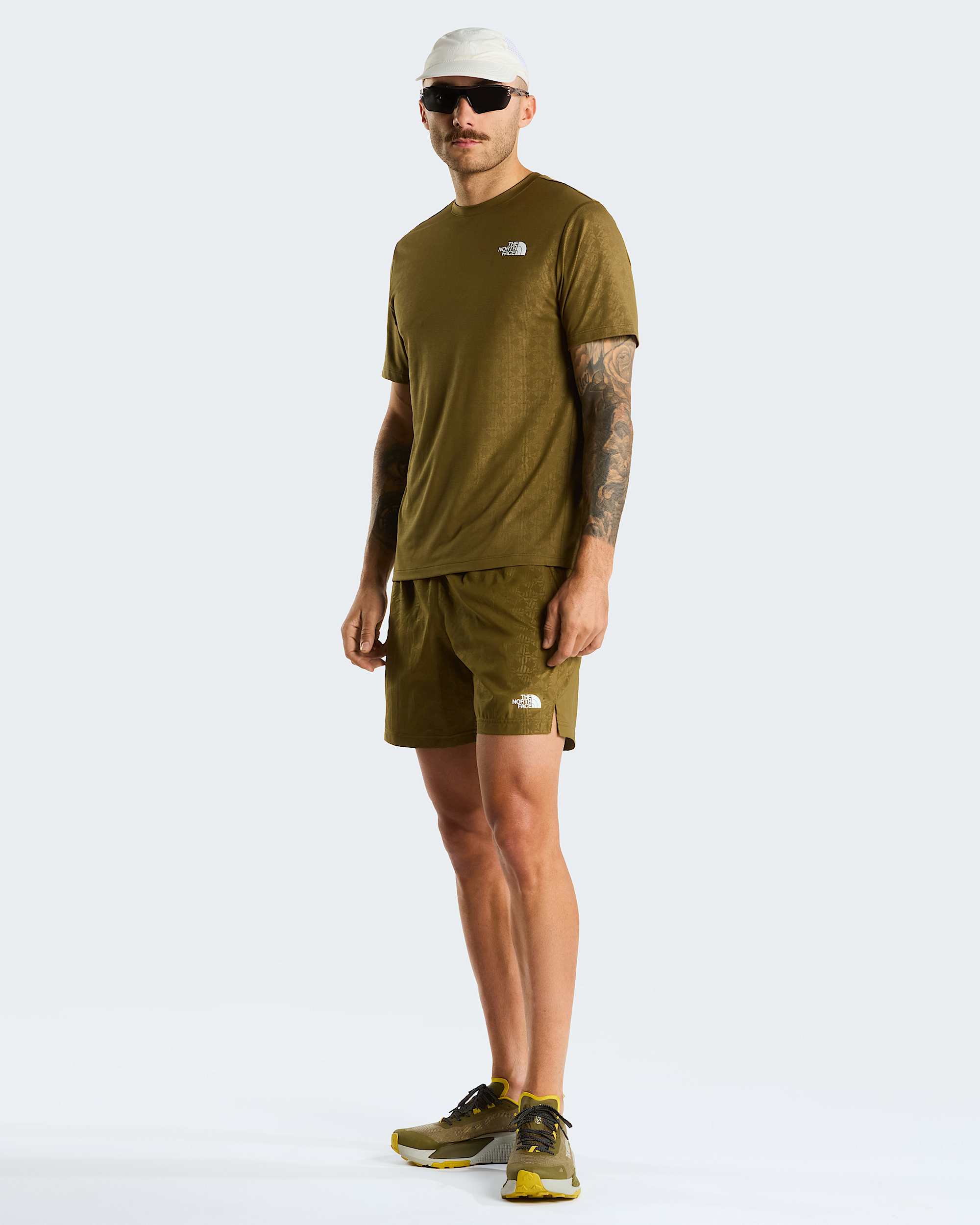Tshirt coupe standard 247 Pentadome emboss pour homme TNF alt1