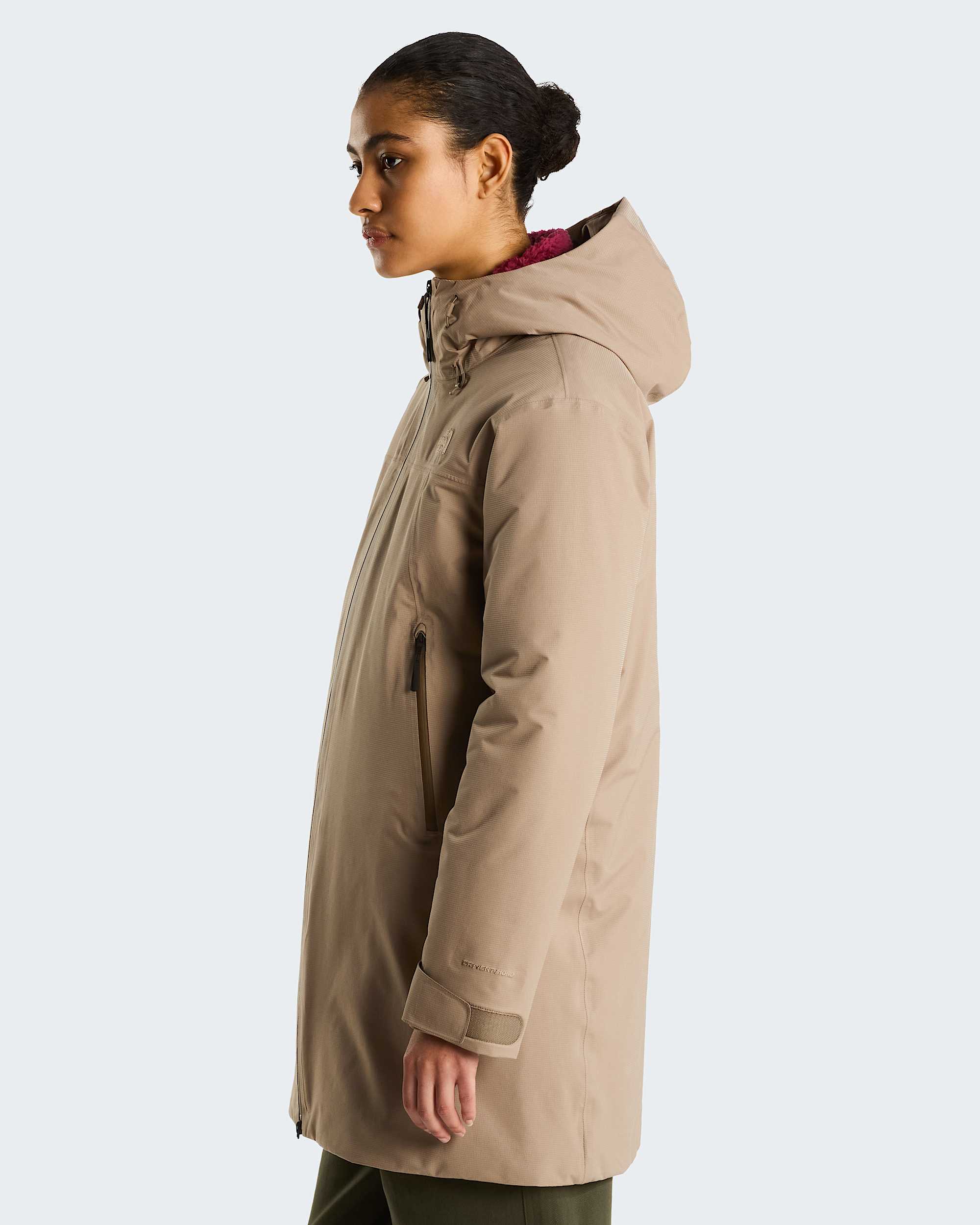 Womens TNF Range Lightweight Hooded Parka TNF ALT2