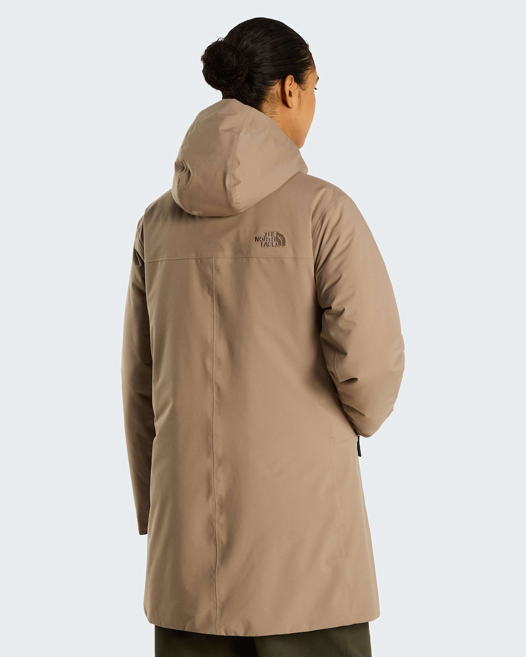 Womens TNF Range Lightweight Hooded Parka TNF ALT3