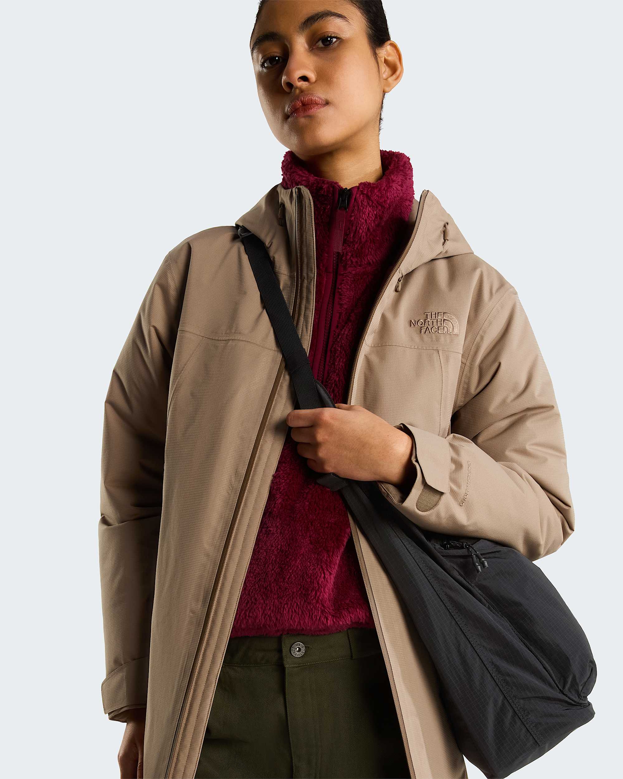 Womens TNF Range Lightweight Hooded Parka TNF ALT9