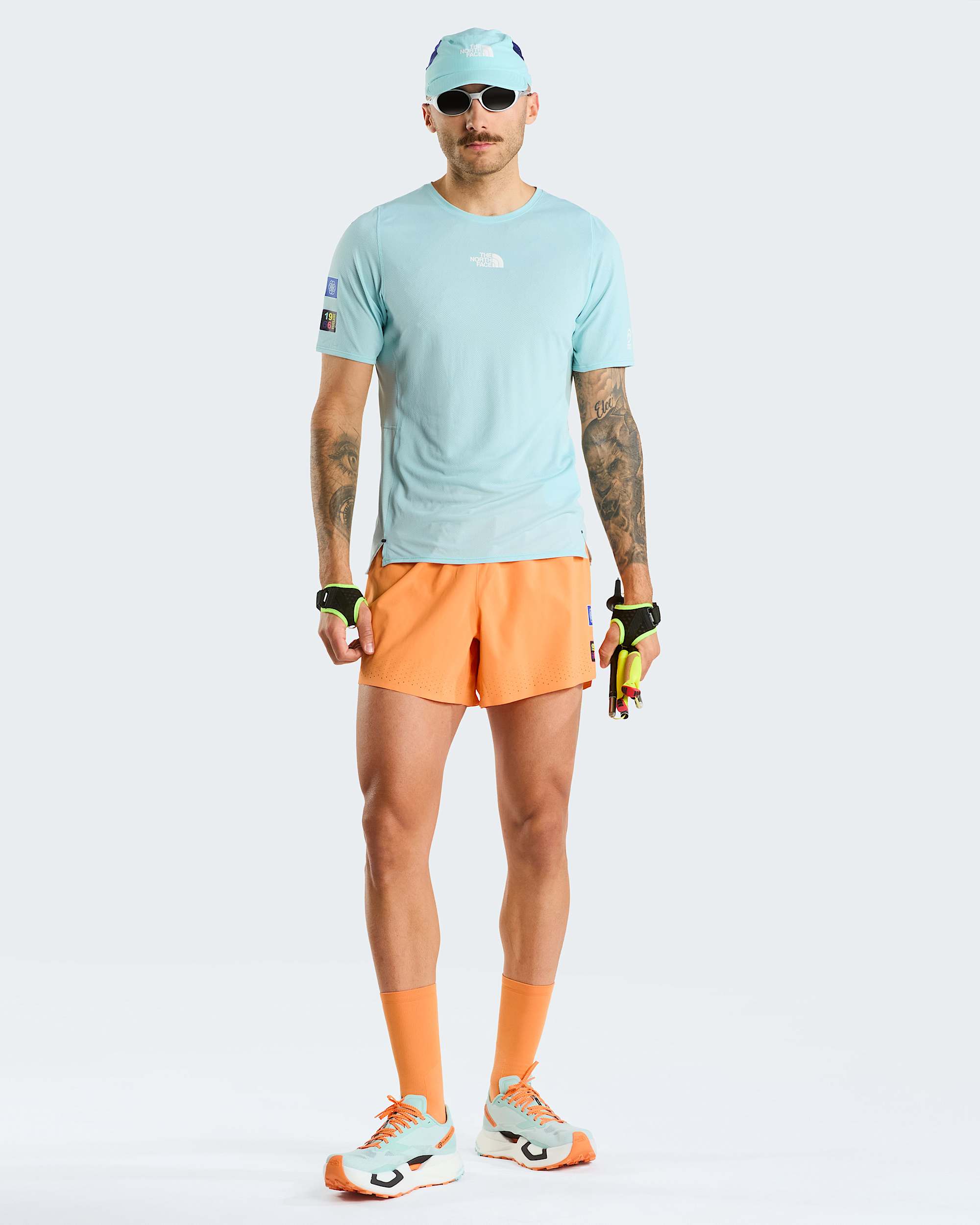 Mens Summit Pacesetter Graphic Shorts TNF ALT1
