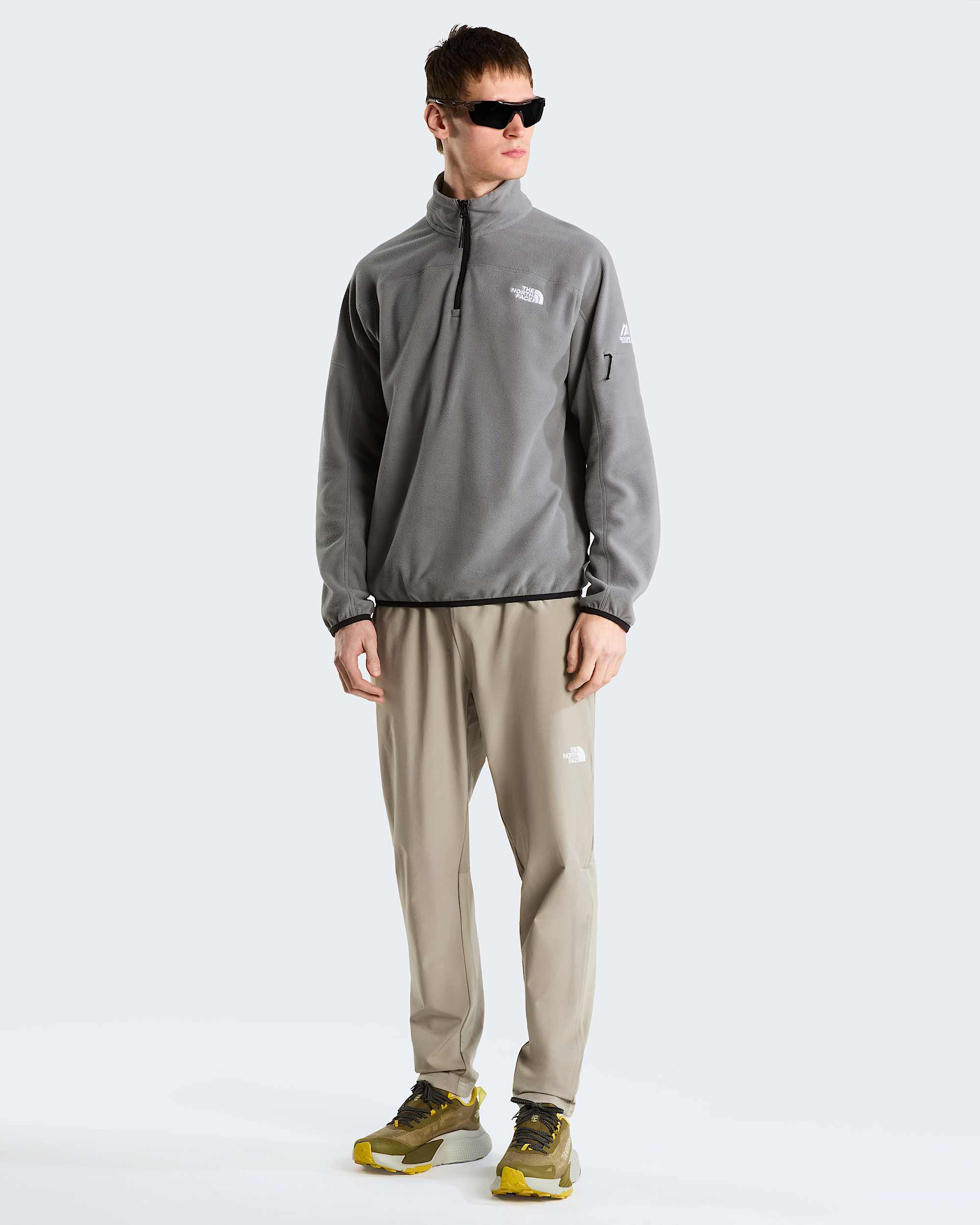 Polaire col zipp Glacier Mountain Athletics pour homme TNF alt1