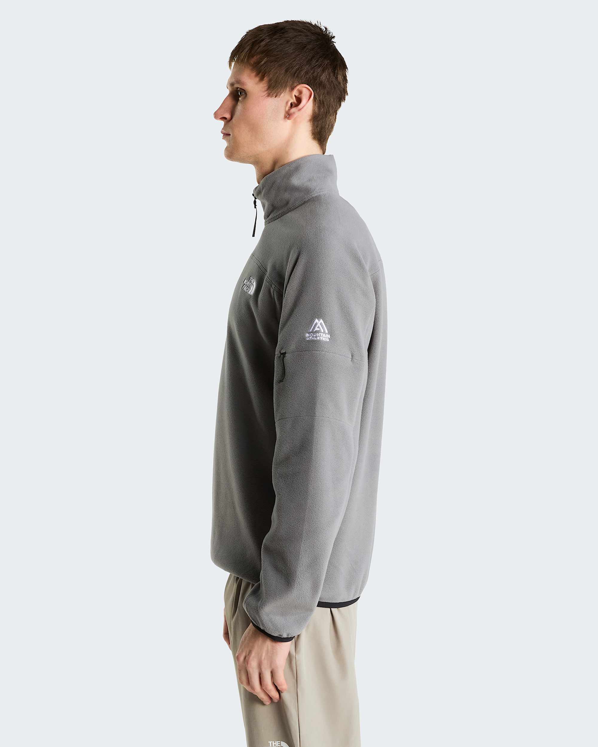 Polaire col zipp Glacier Mountain Athletics pour homme TNF alt2
