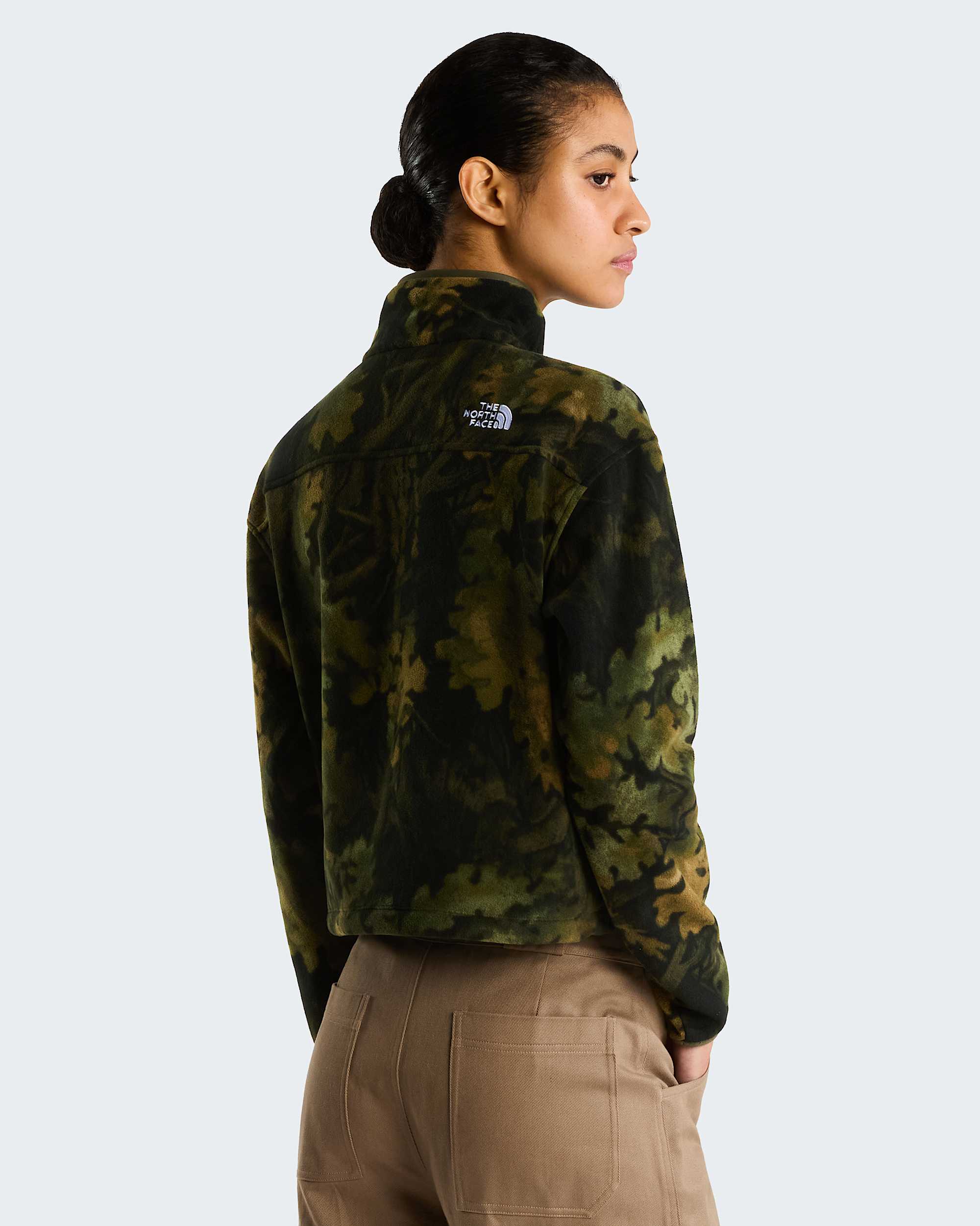 Polaire Glacier Novelty  fermeture zippe 14 avec logo imprim pour femme TNF ALT3