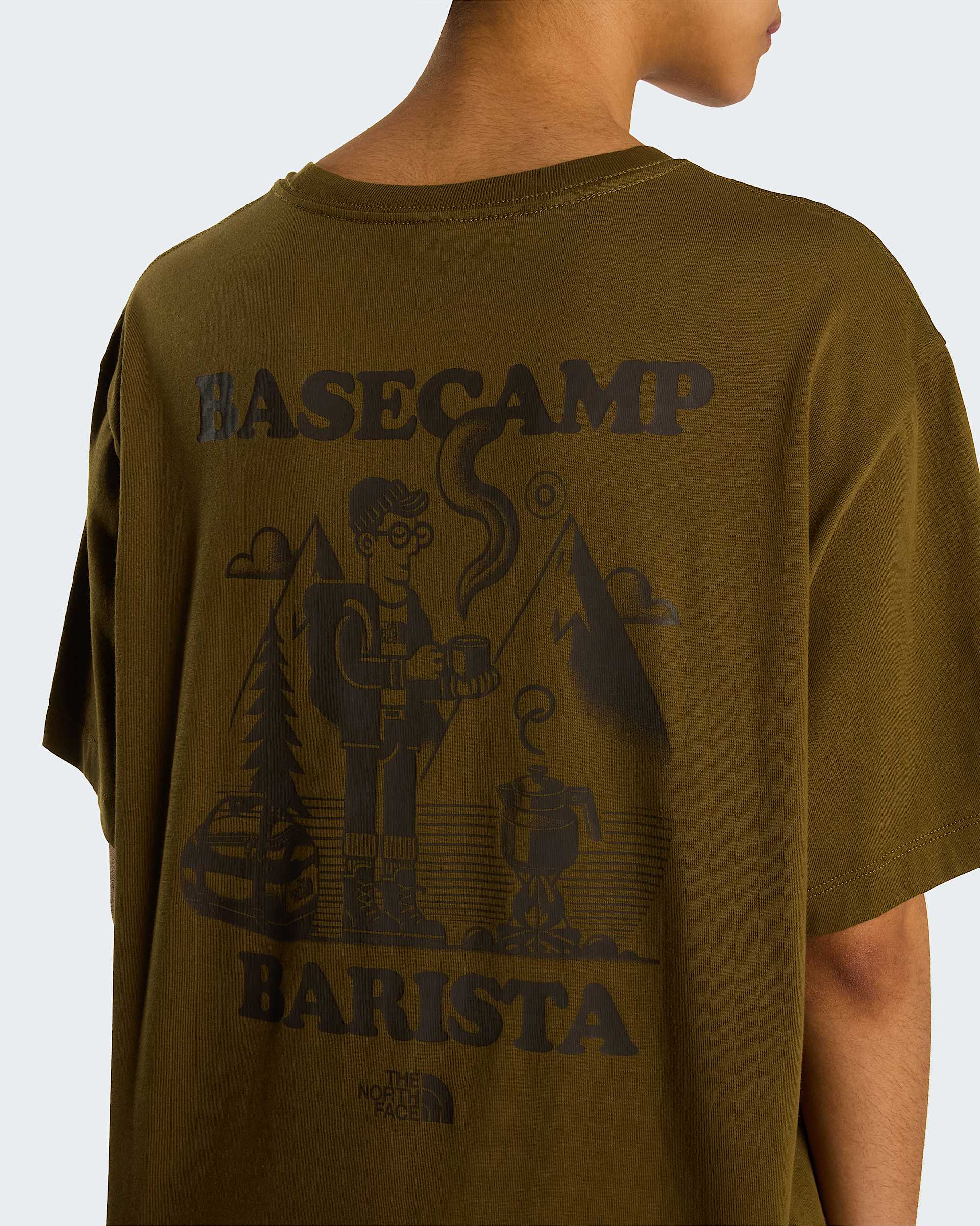 Basecamp Barista Relaxed Graphic TShirt Uniseks TNF ALT17
