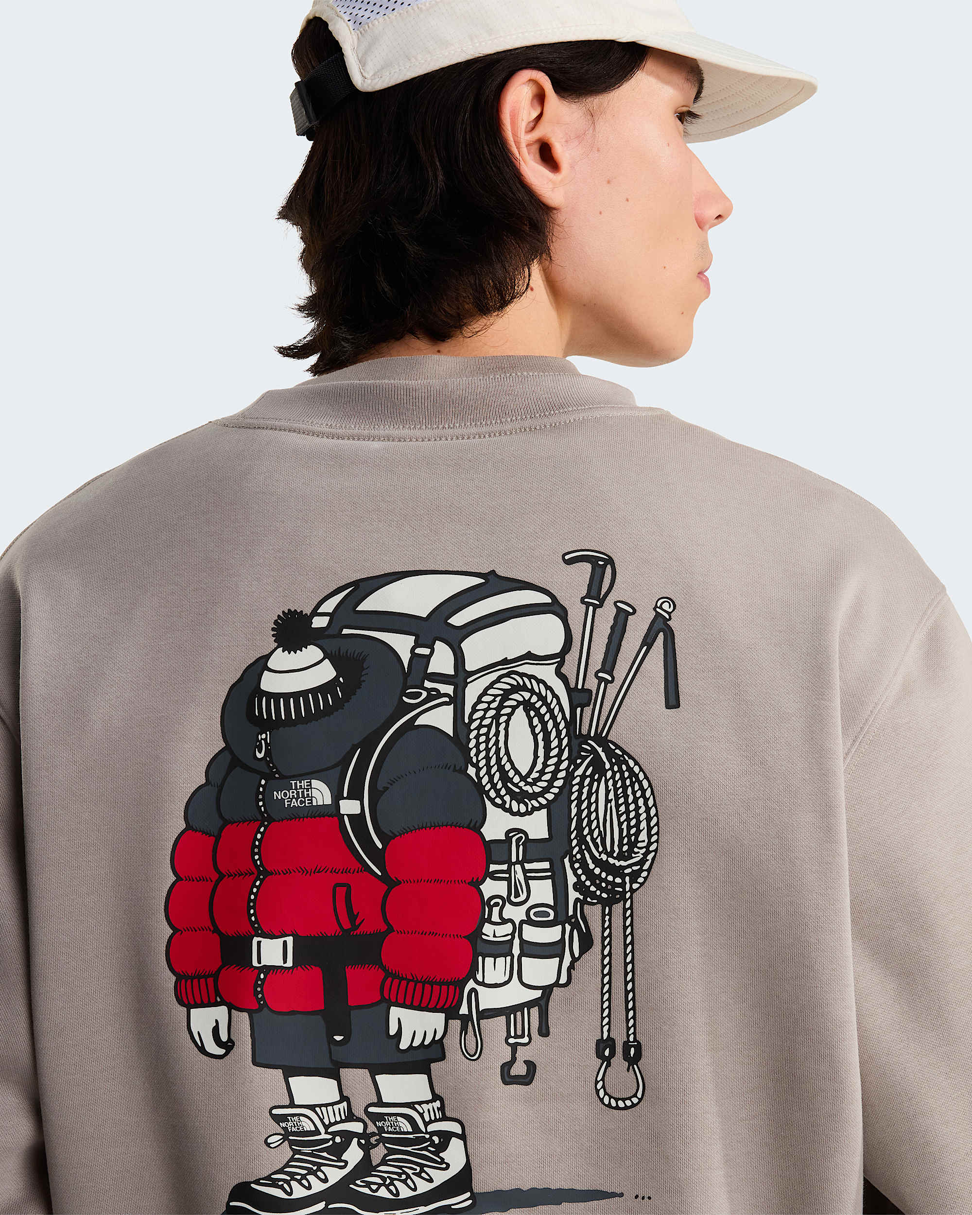 Unisex Gear Up Get Out Graphic Sweatshirt TNF ALT7