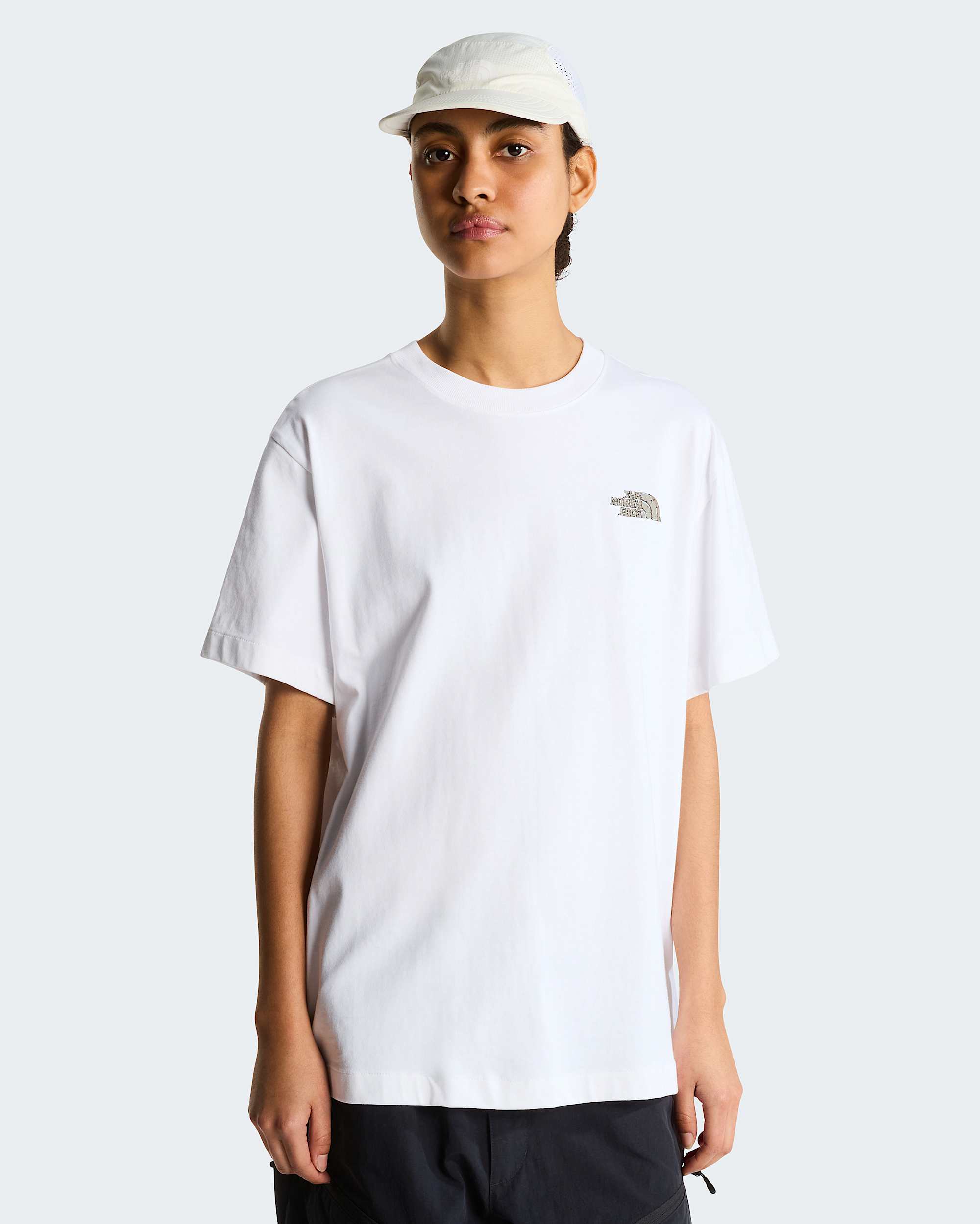 Stone Logo Relaxed Graphic TShirt Uniseks TNF ALT13