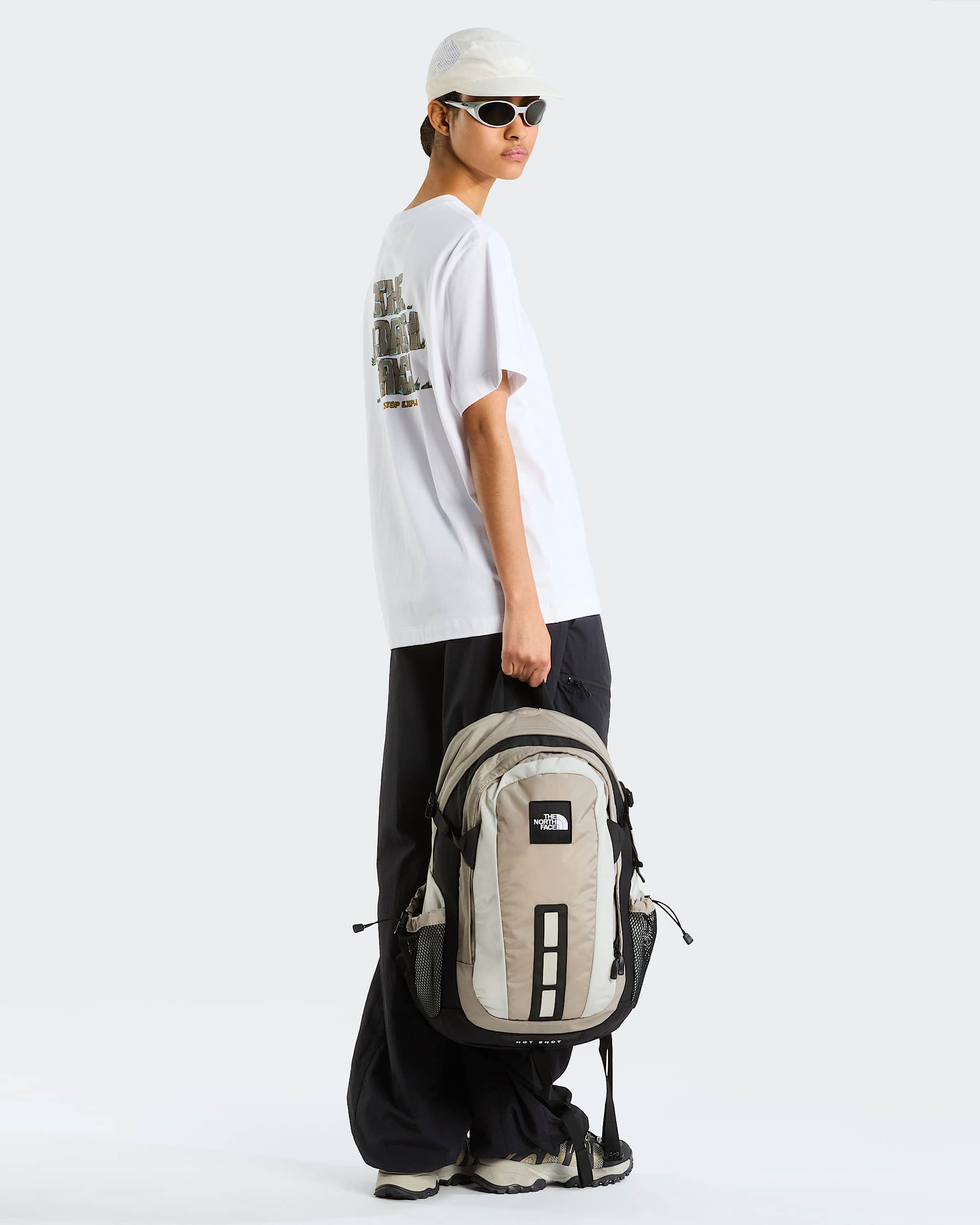 Stone Logo Relaxed Graphic TShirt Uniseks TNF ALT14