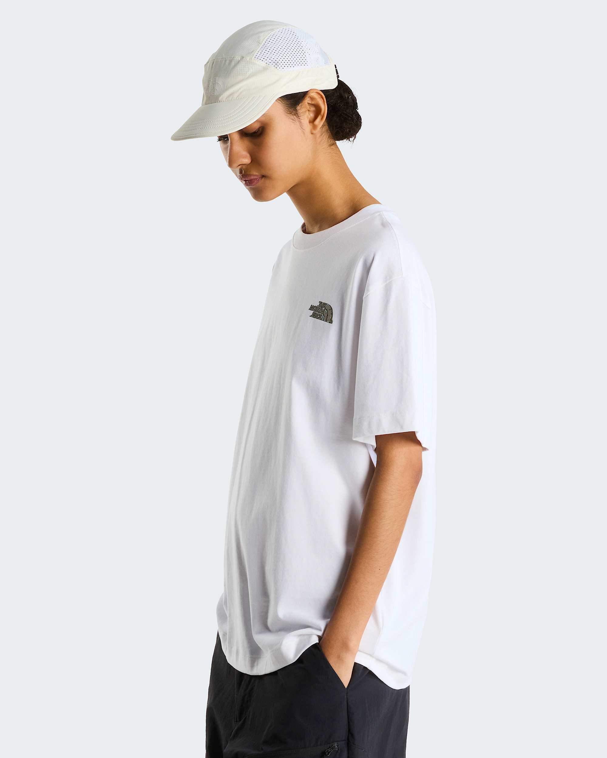 Stone Logo Relaxed Graphic TShirt Uniseks TNF ALT15