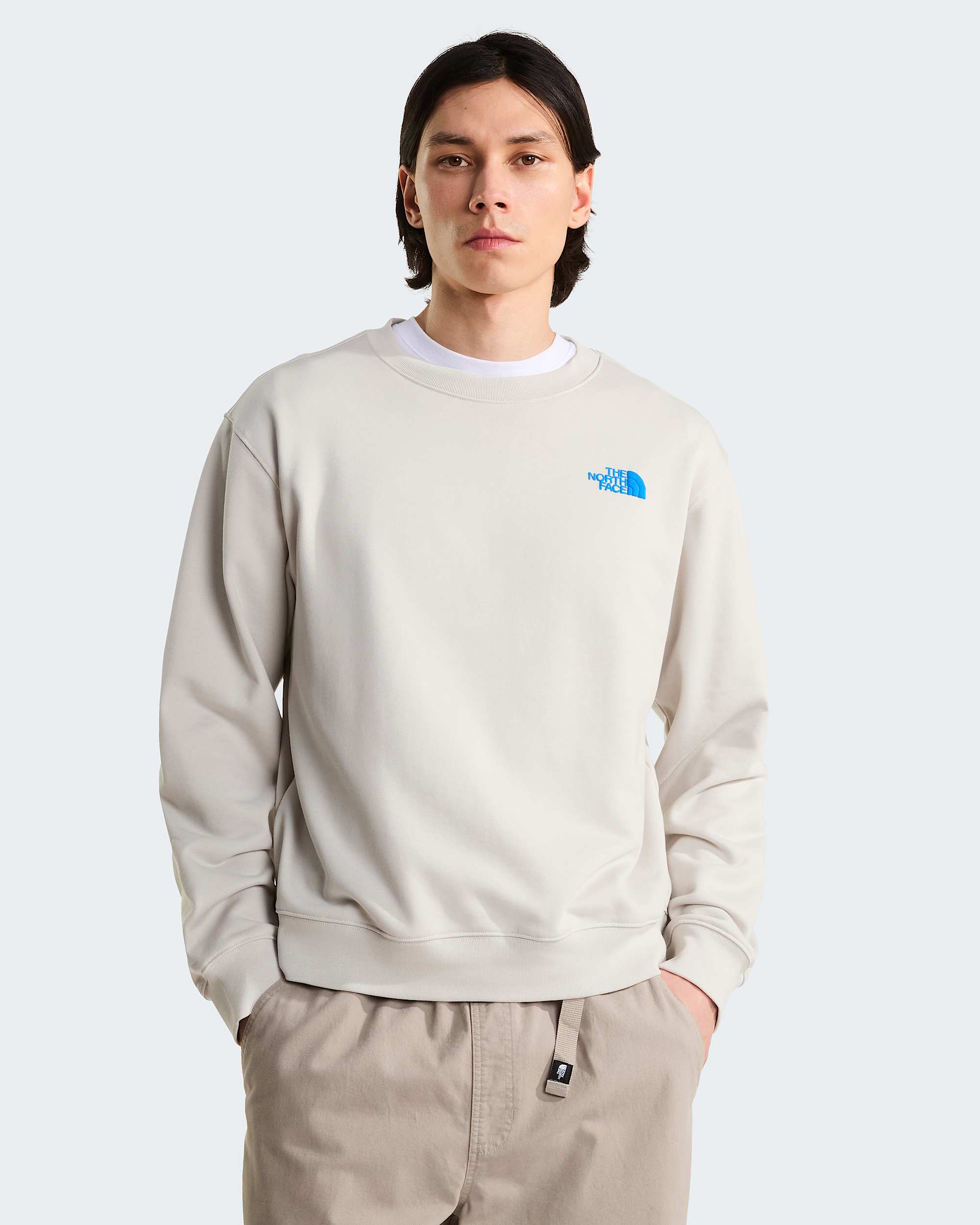 Mens Explore Fonts Relaxed Graphic Sweatshirt TNF ALT1