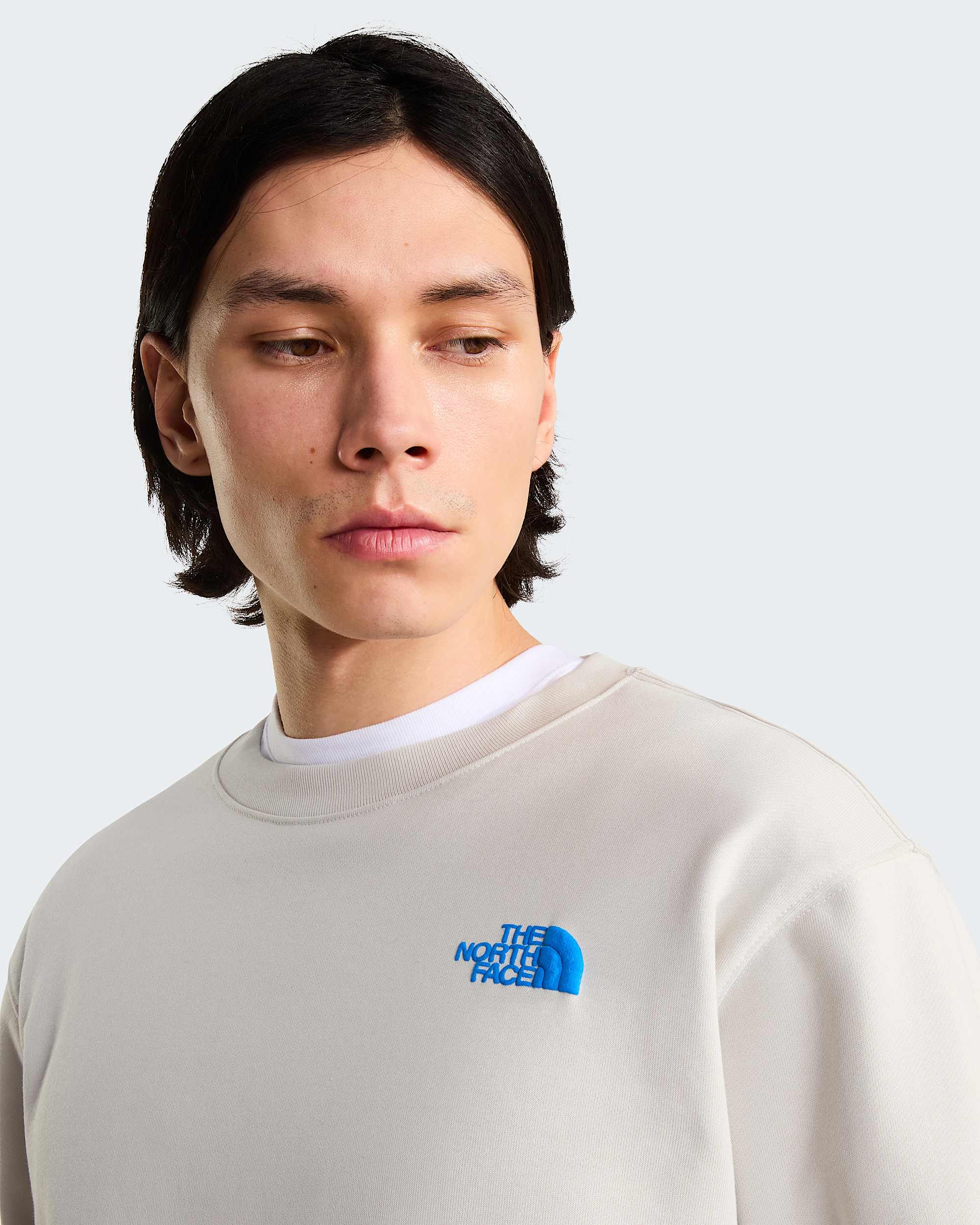 Mens Explore Fonts Relaxed Graphic Sweatshirt TNF ALT4