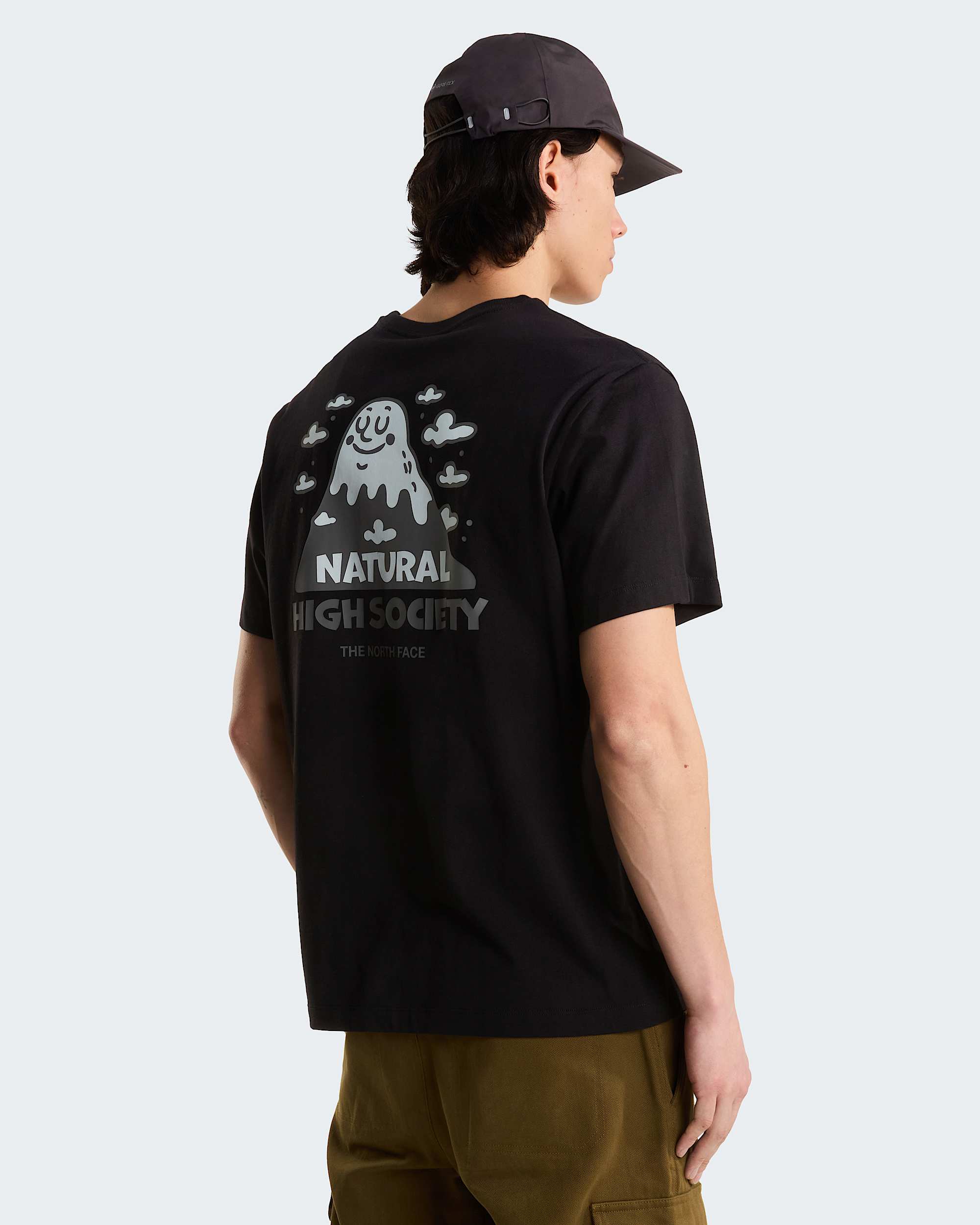 Natuurlijke High Society Ontspannen Graphic TShirt uniseks TNF ALT2