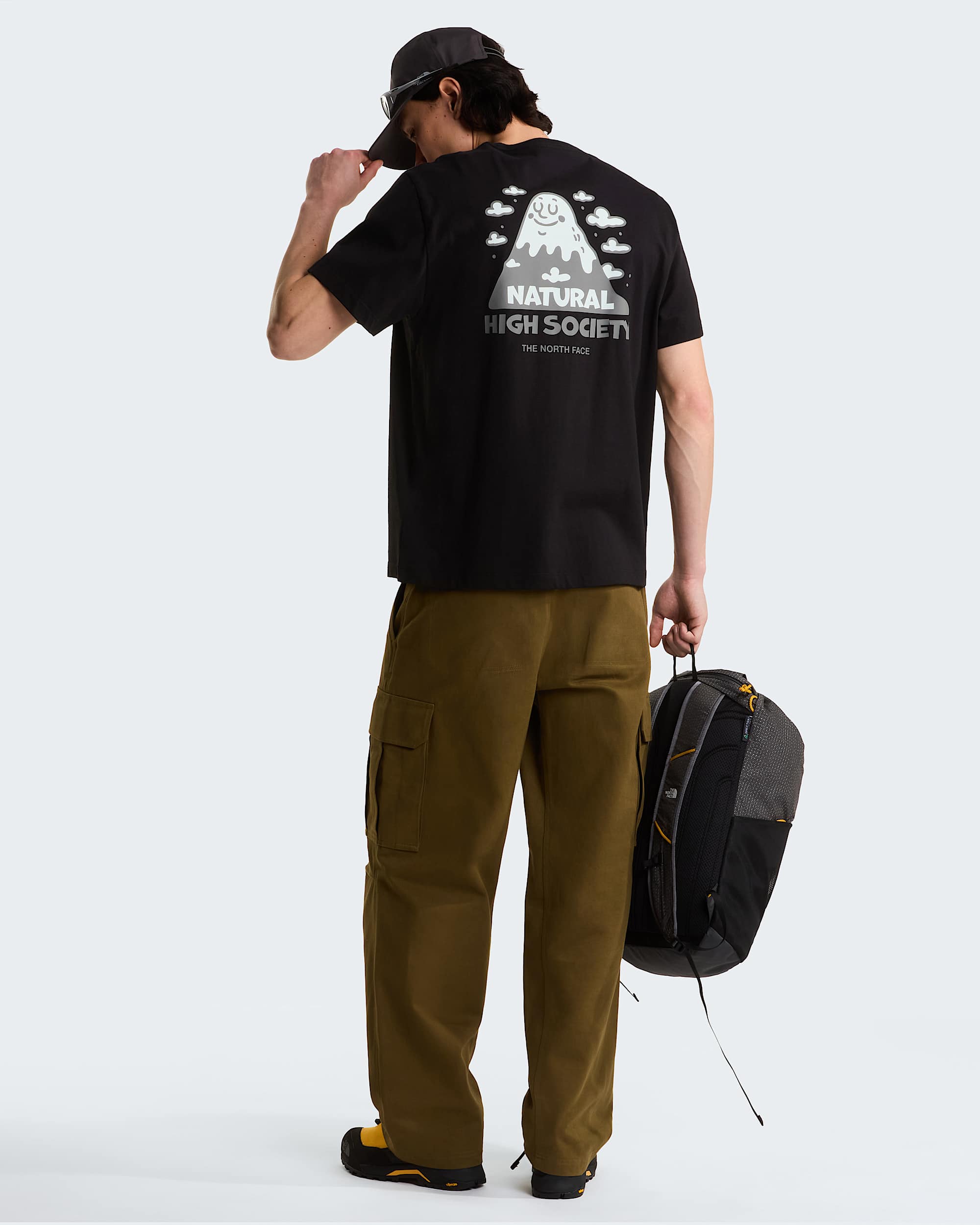 Natuurlijke High Society Ontspannen Graphic TShirt uniseks TNF ALT4