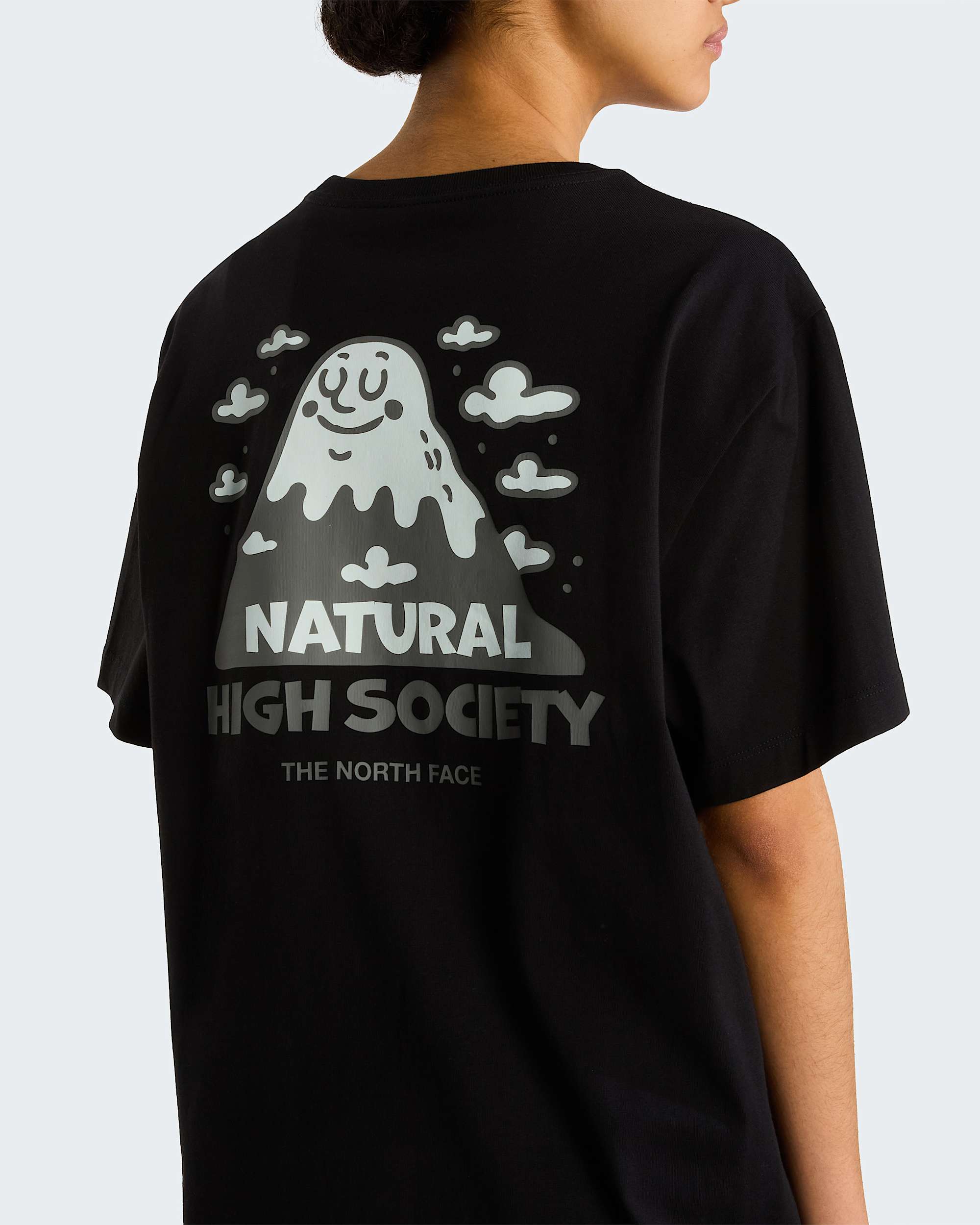 Natuurlijke High Society Ontspannen Graphic TShirt uniseks TNF ALT17