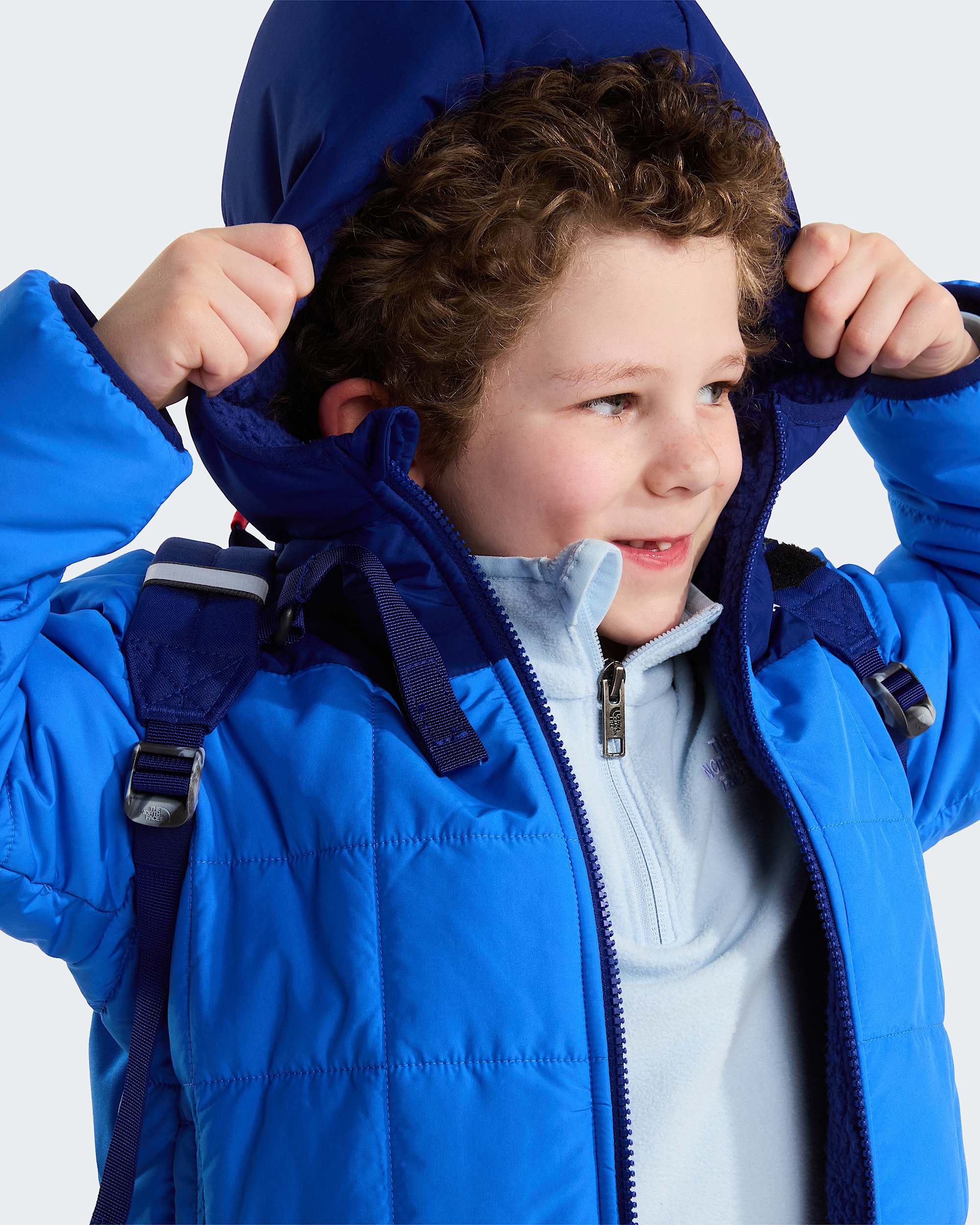 Kids Reversible Shasta FullZip Hooded Jacket TNF ALT9