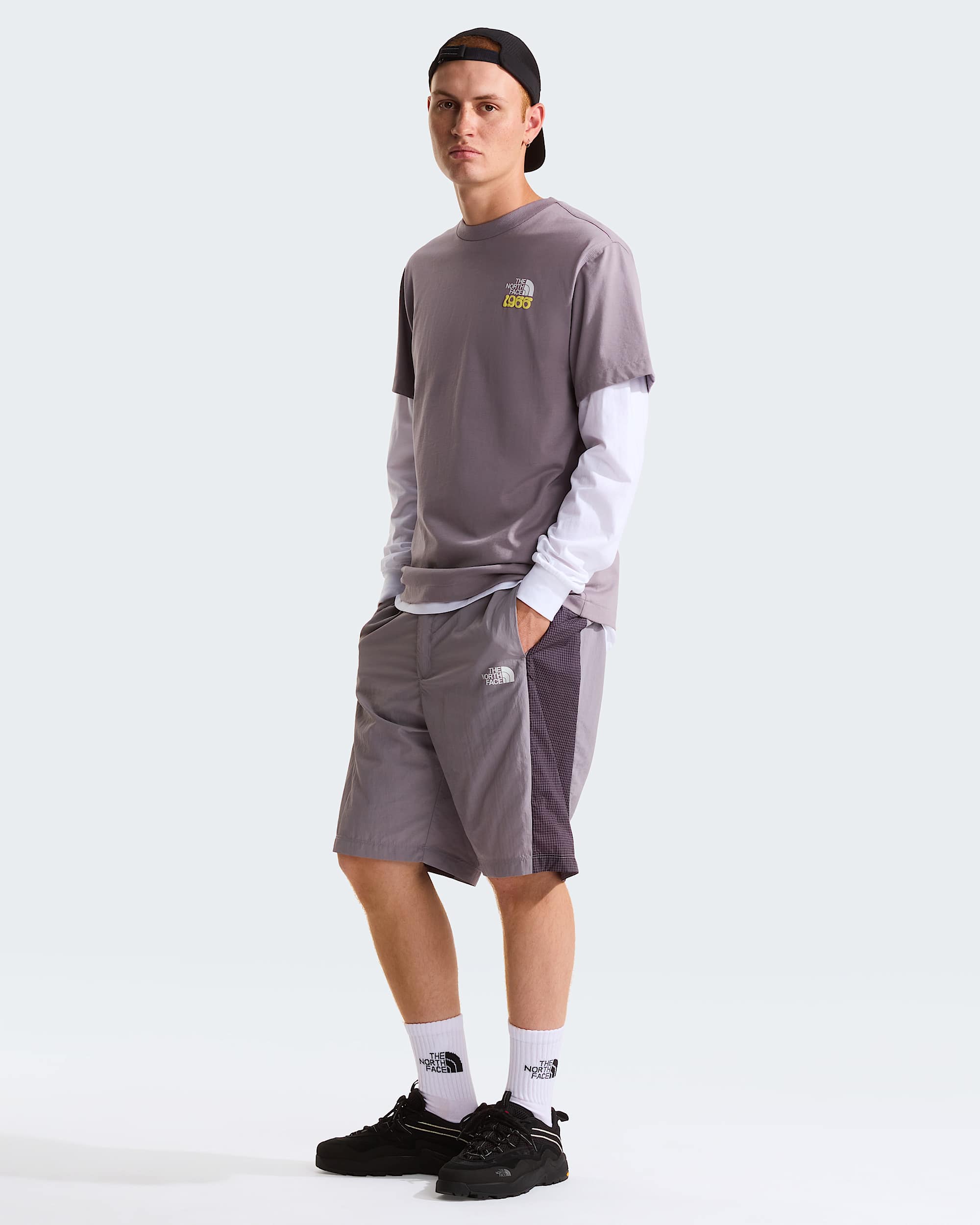 Uniseks 1966 Motion Relaxed Graphic Tshirt TNF ALT4