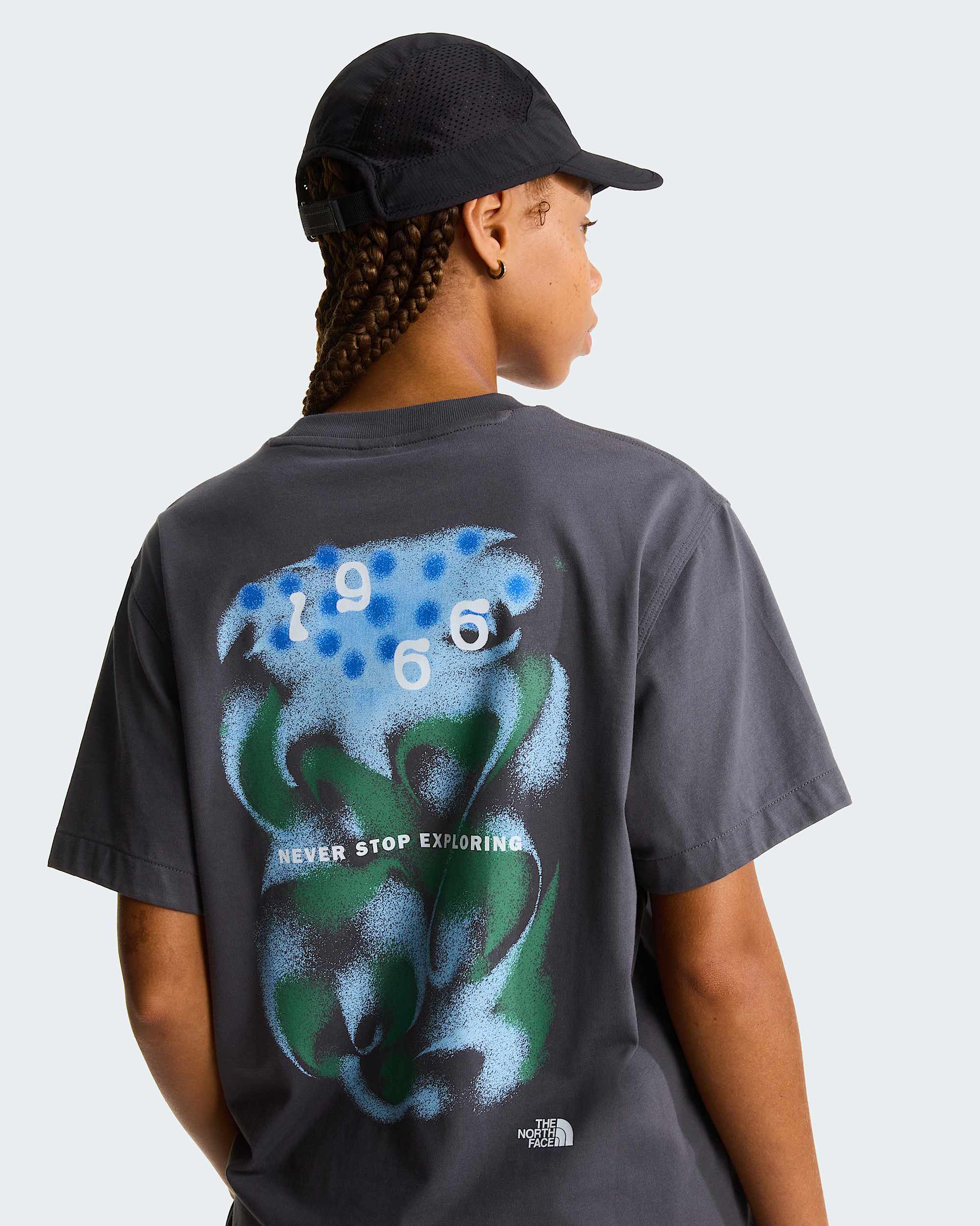 Uniseks 1966 Motion Relaxed Graphic Tshirt TNF alt15