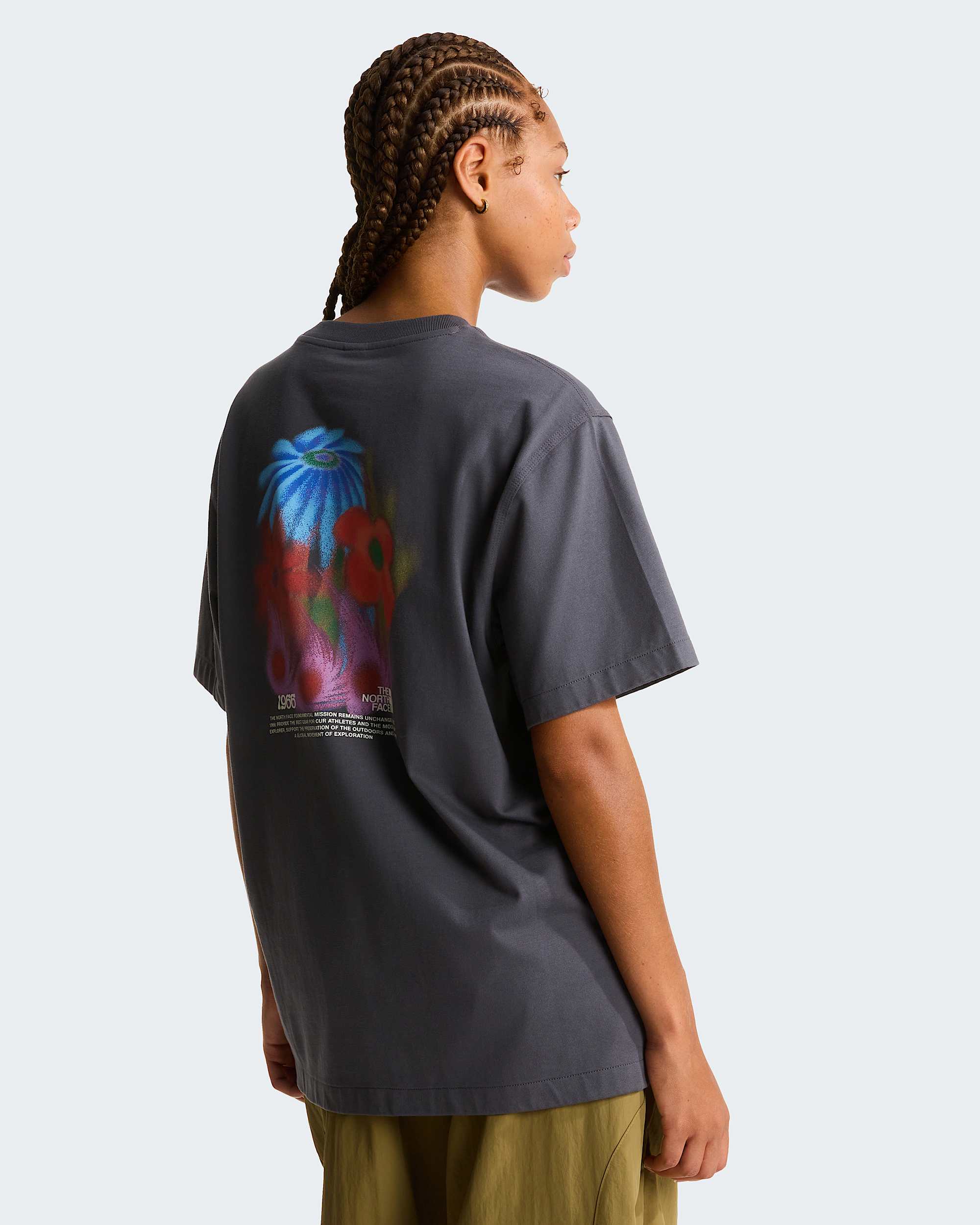 Unisex 1966 Flora Relaxed Graphic TShirt TNF ALT8