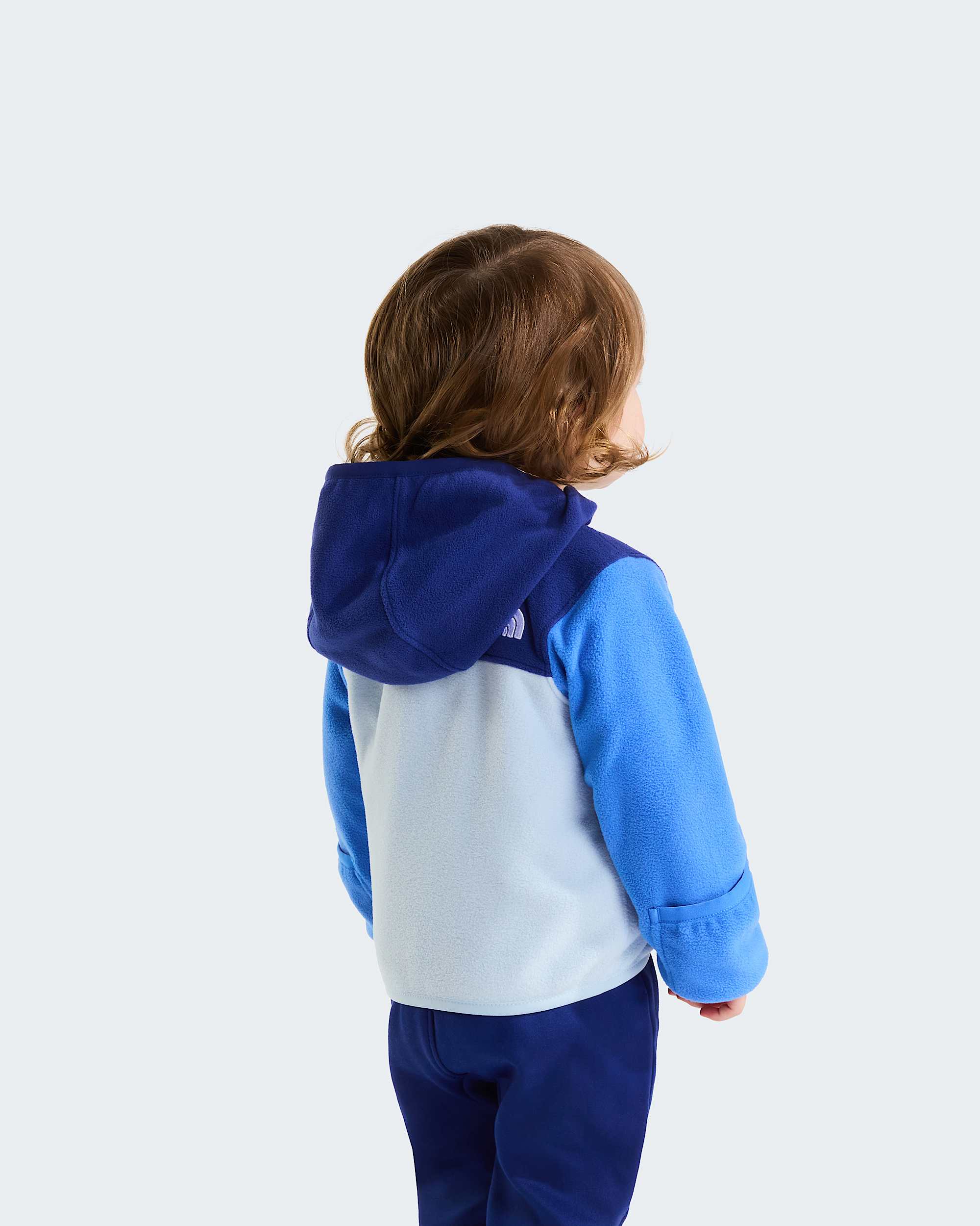 Felpa Glacier con cappuccio e cerniera integrale da neonato TNF ALT15