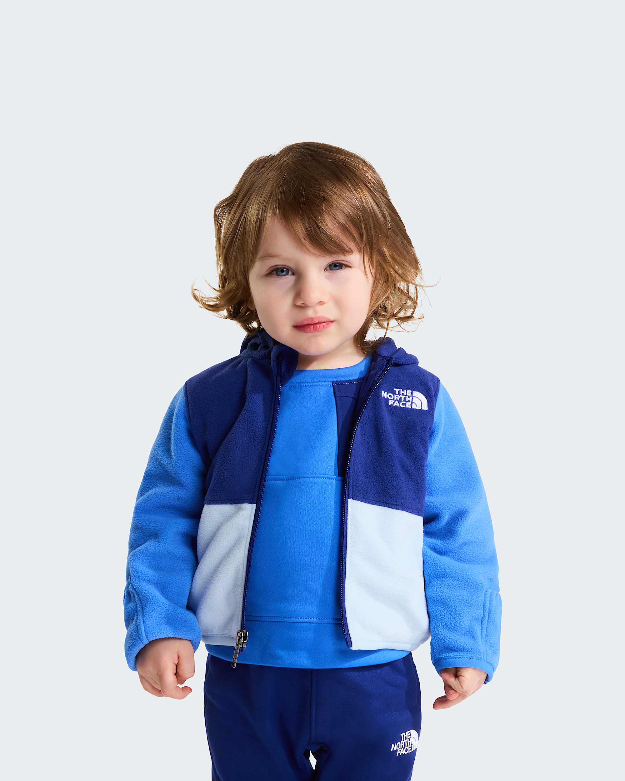Felpa Glacier con cappuccio e cerniera integrale da neonato TNF ALT16