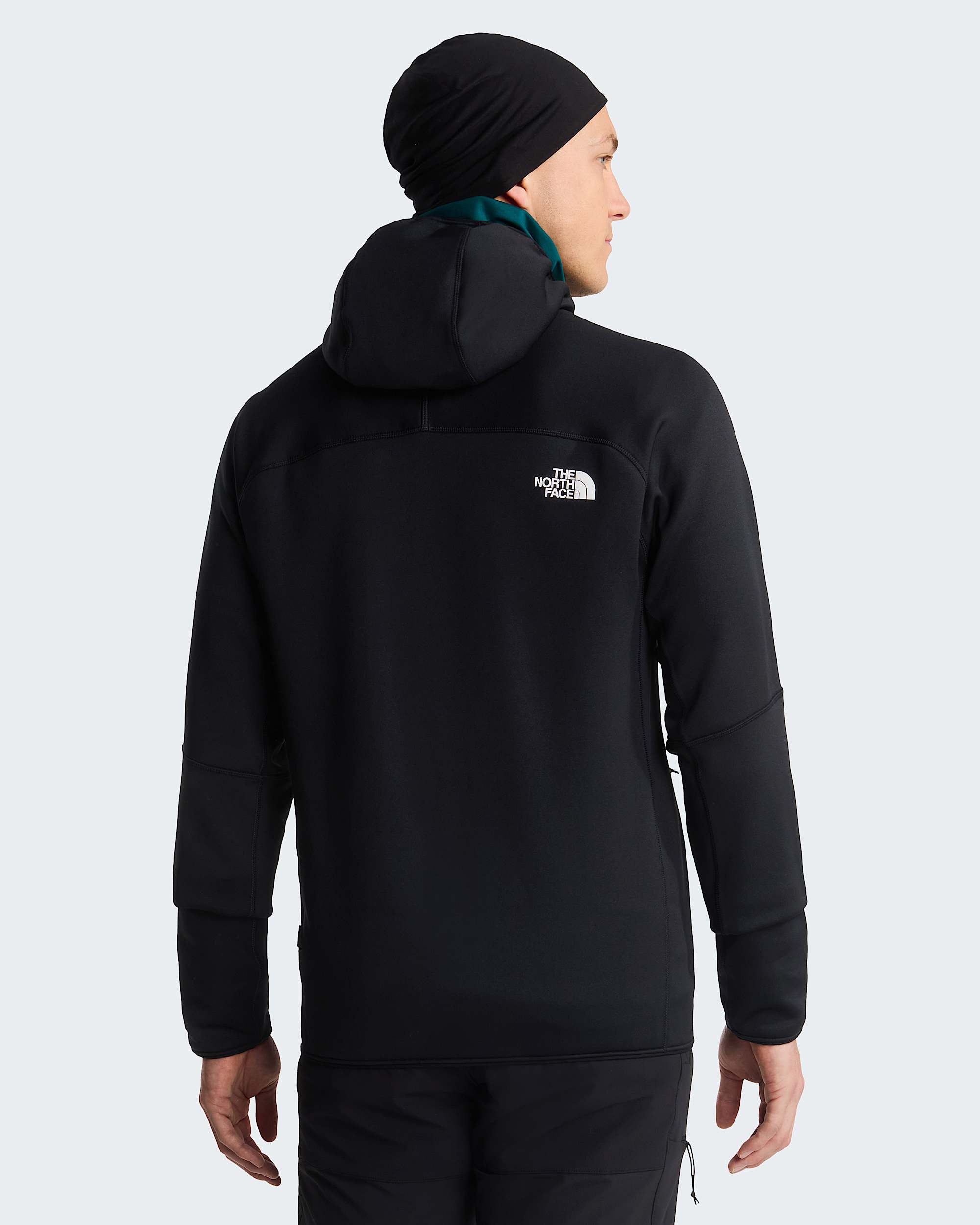 Mens Polartec Power Stretch Meteora Hooded Jacket TNF alt3
