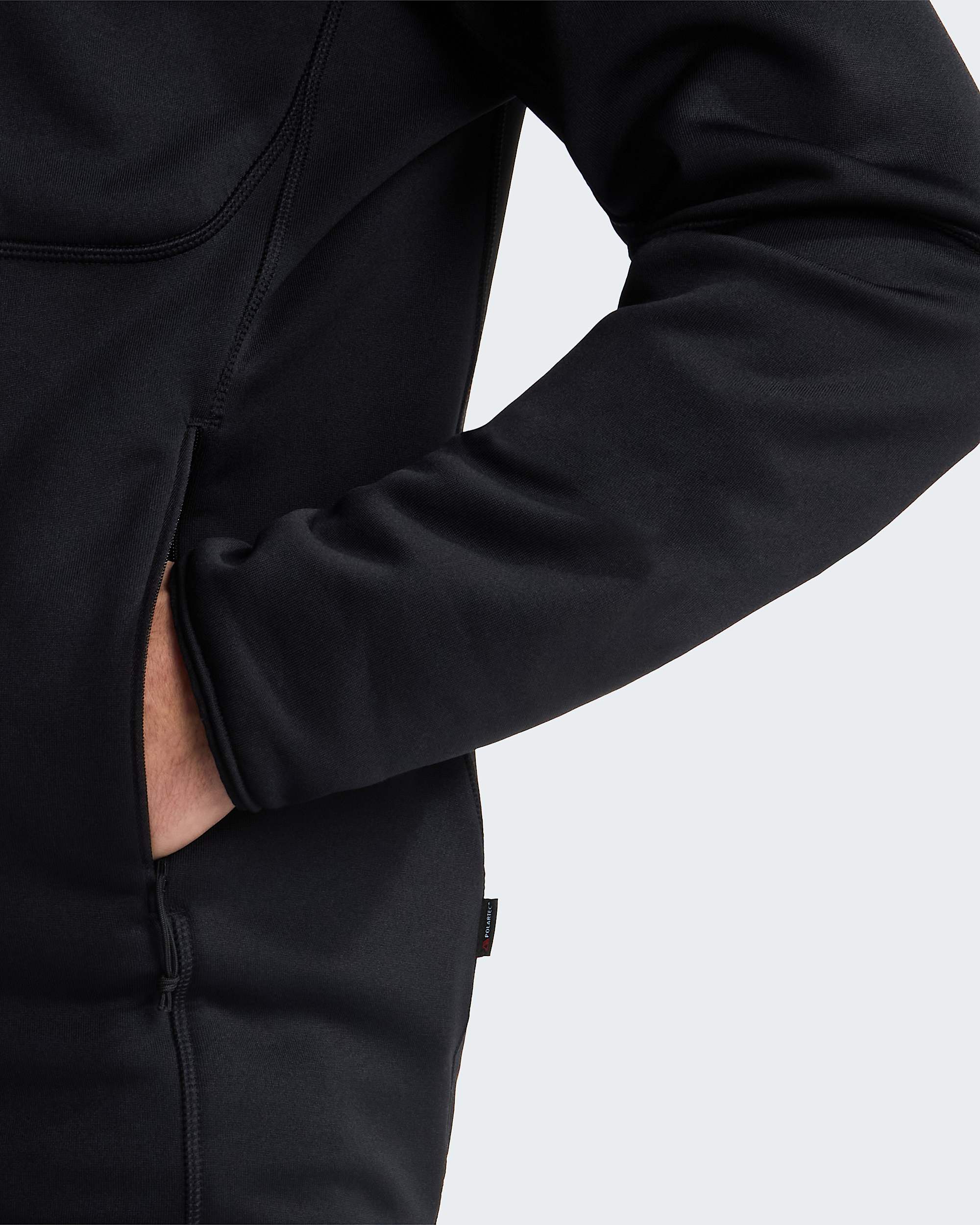 Mens Polartec Power Stretch Meteora Hooded Jacket TNF alt7