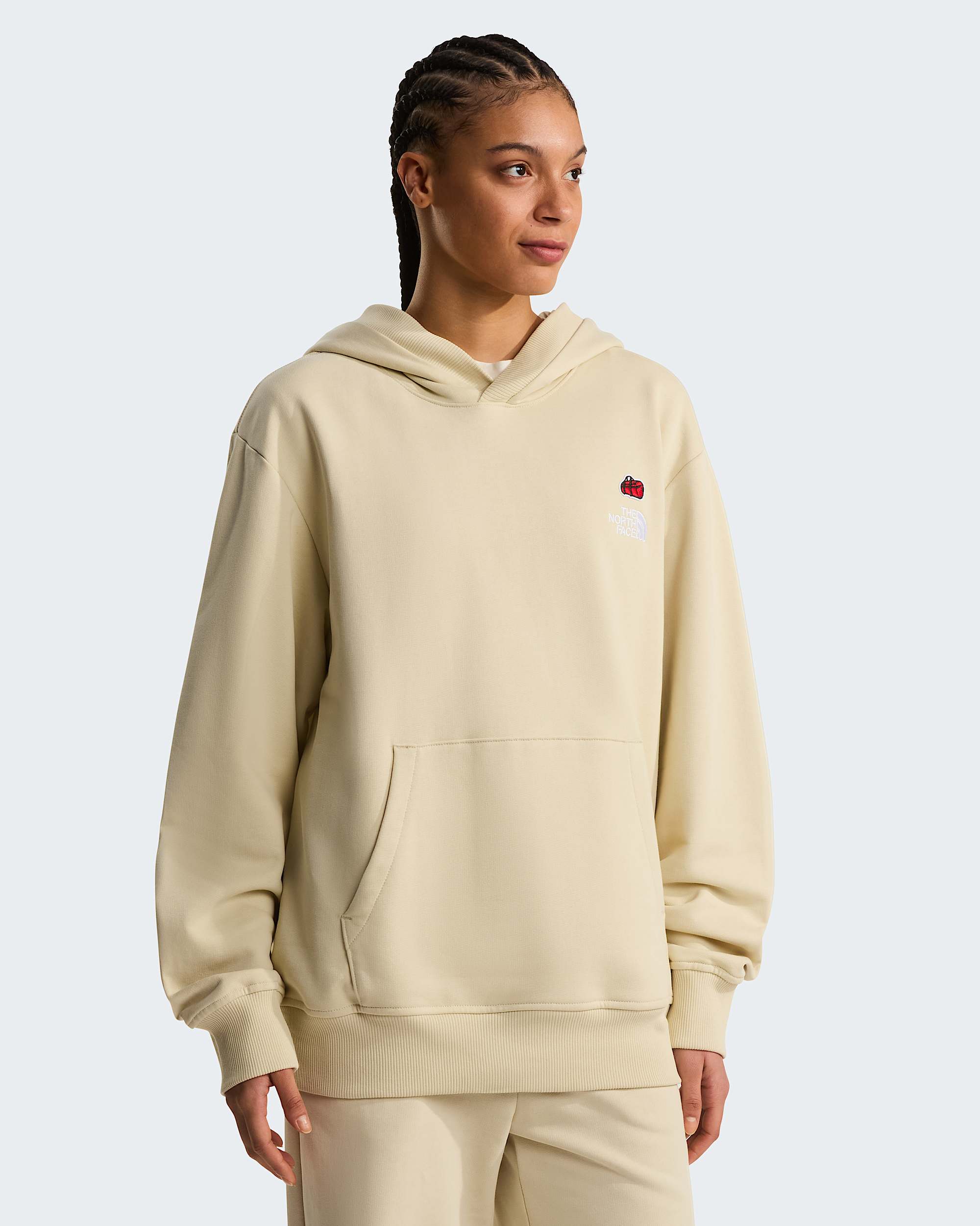 Sweat  capuche dcontract 60e anniversaire unisexe avec cusson TNF ALT11