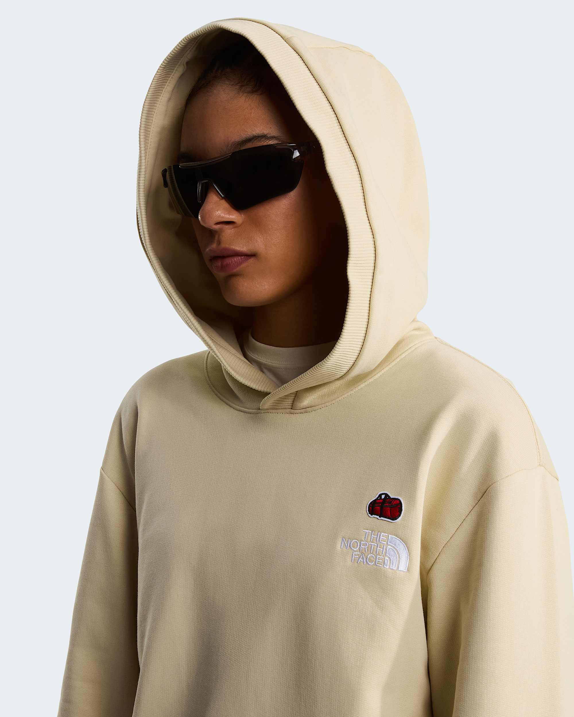 Sweat  capuche dcontract 60e anniversaire unisexe avec cusson TNF ALT15