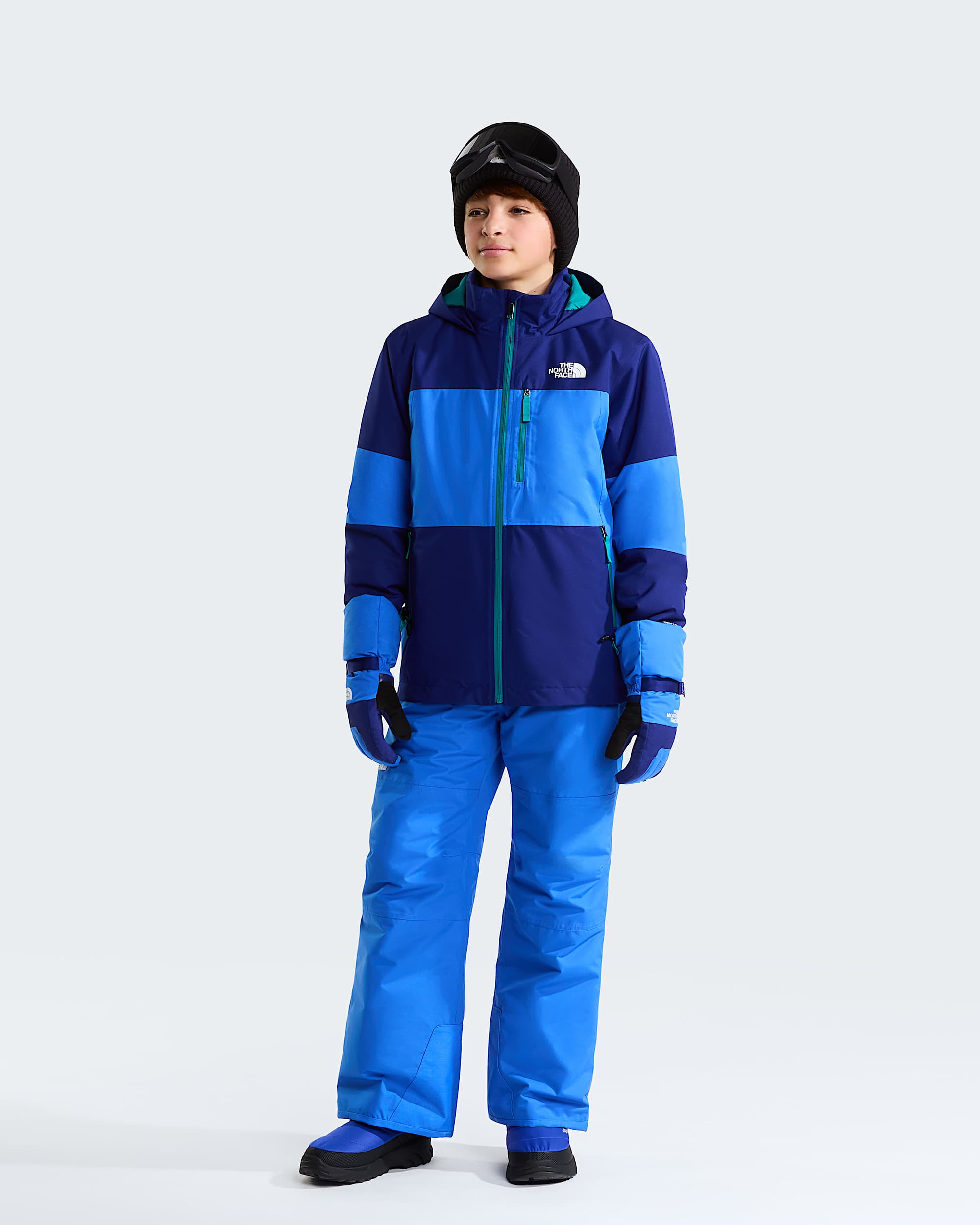 Nepromokav boty Nuptse Traction pro mlad TNF alt3