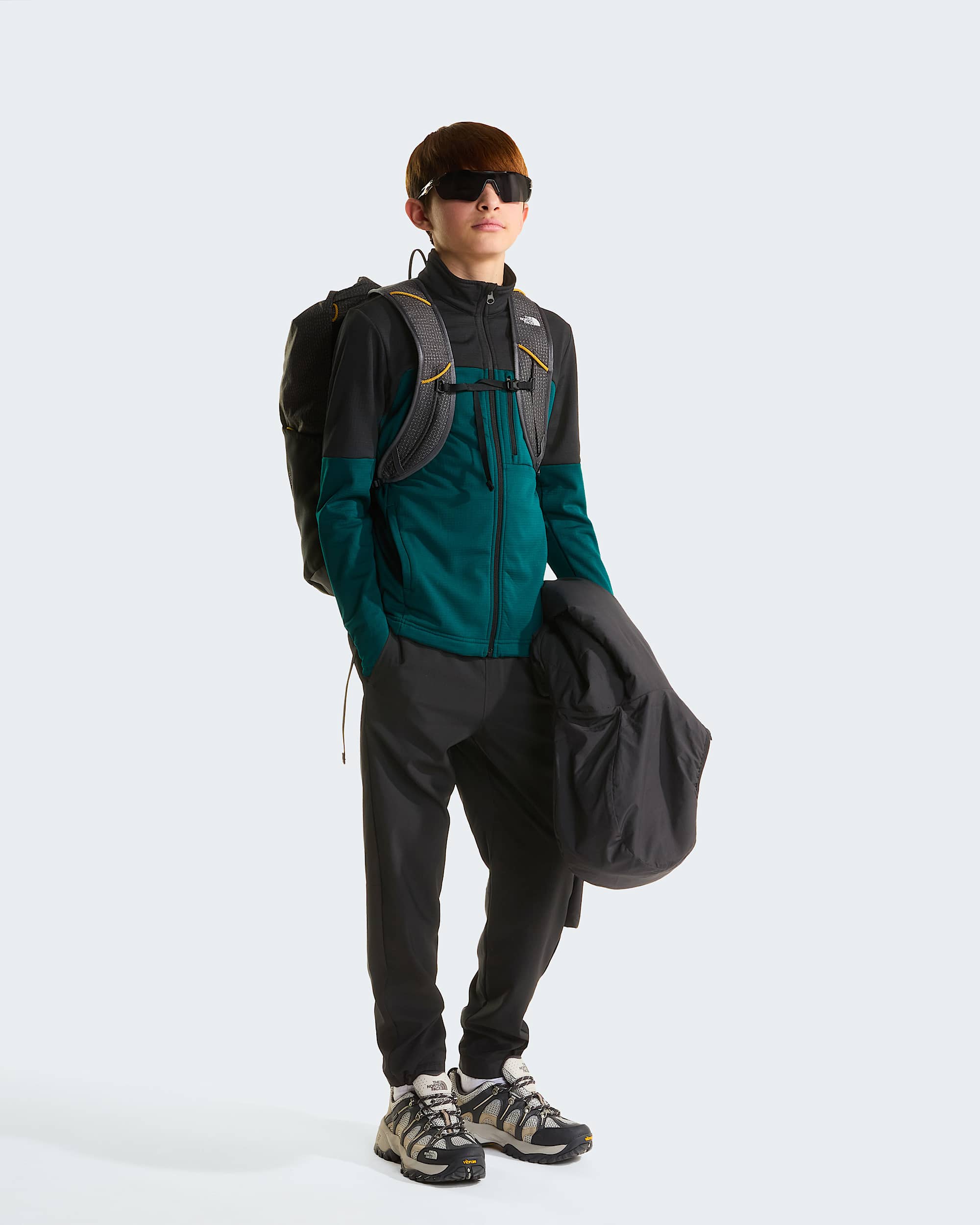 Hike MidlayerJacke mit durchgehendem RV fr Jugendliche TNF alt1