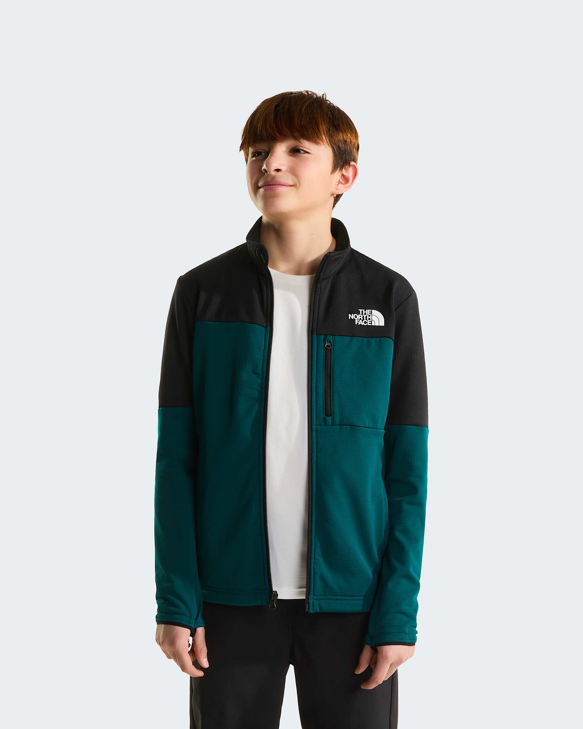 Hike MidlayerJacke mit durchgehendem RV fr Jugendliche TNF alt4