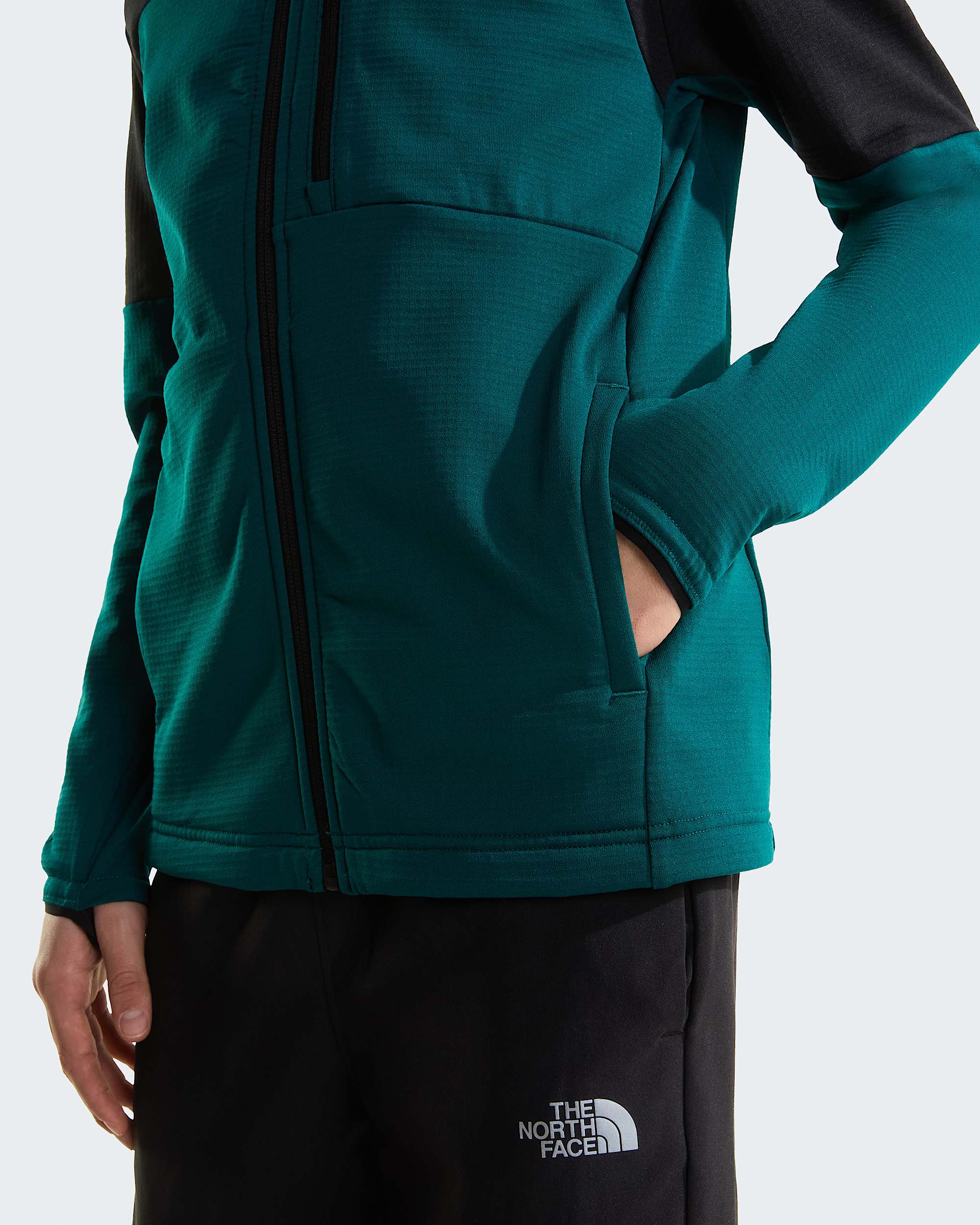 Hike MidlayerJacke mit durchgehendem RV fr Jugendliche TNF alt6