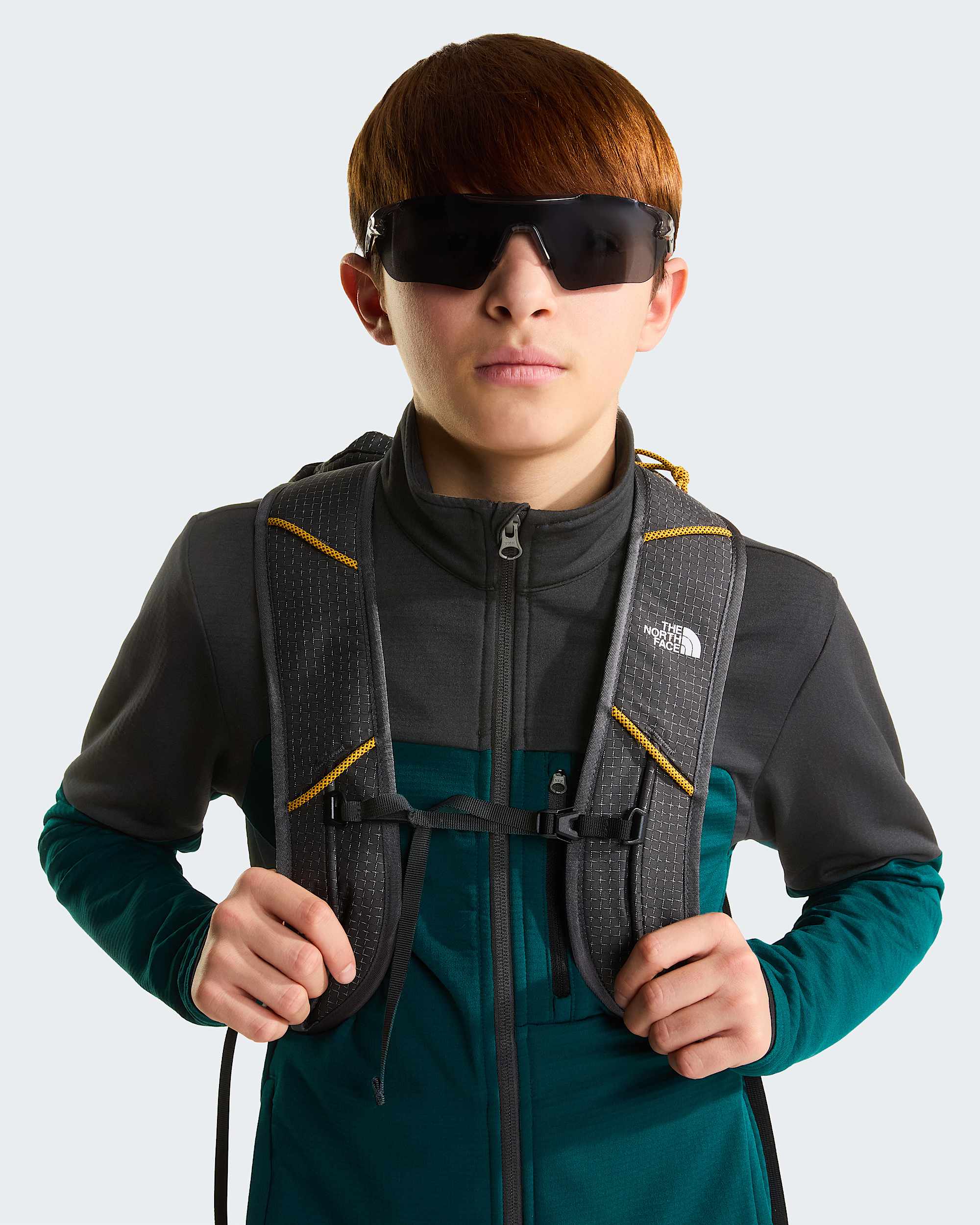 Hike MidlayerJacke mit durchgehendem RV fr Jugendliche TNF alt8