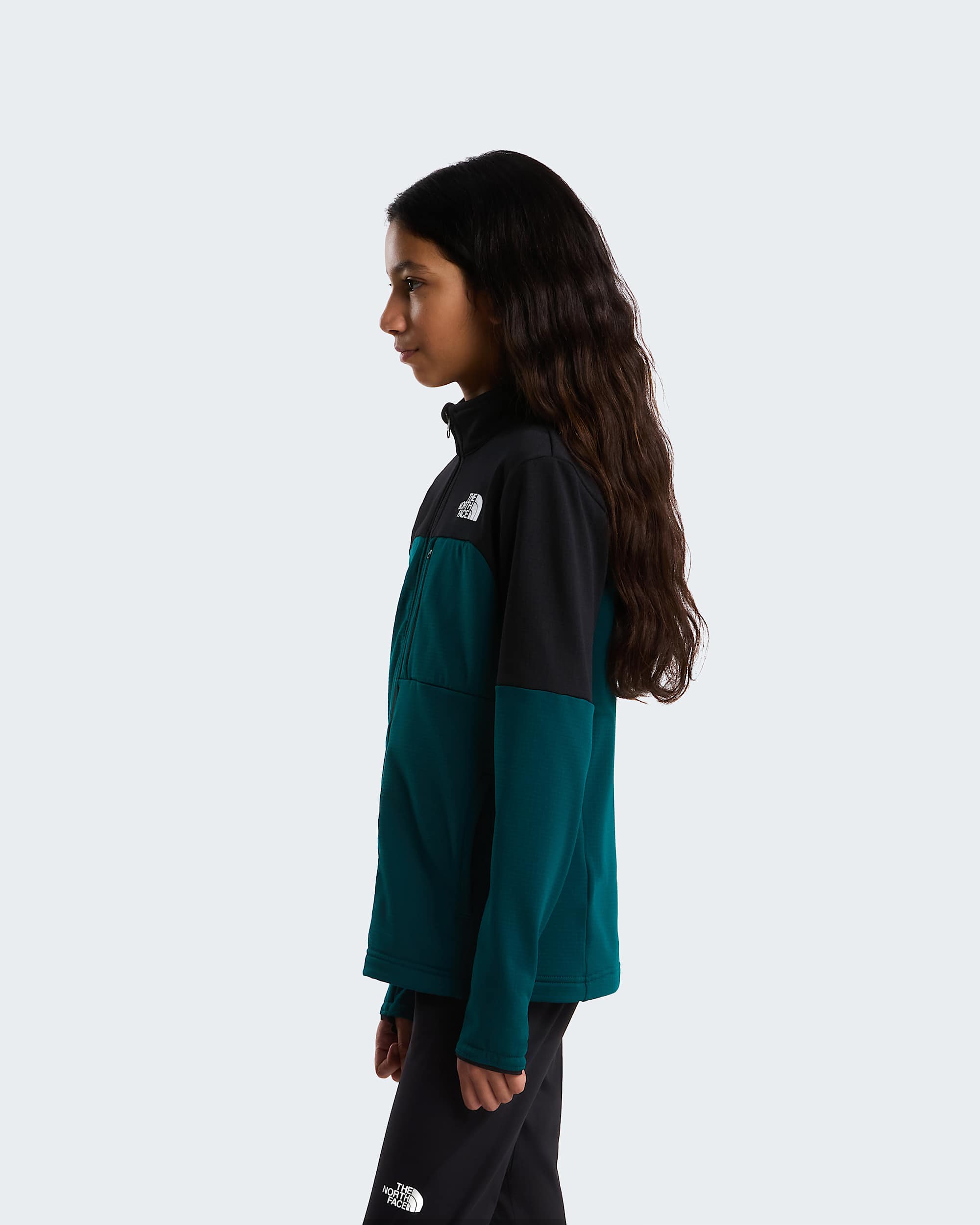 Hike MidlayerJacke mit durchgehendem RV fr Jugendliche TNF alt14