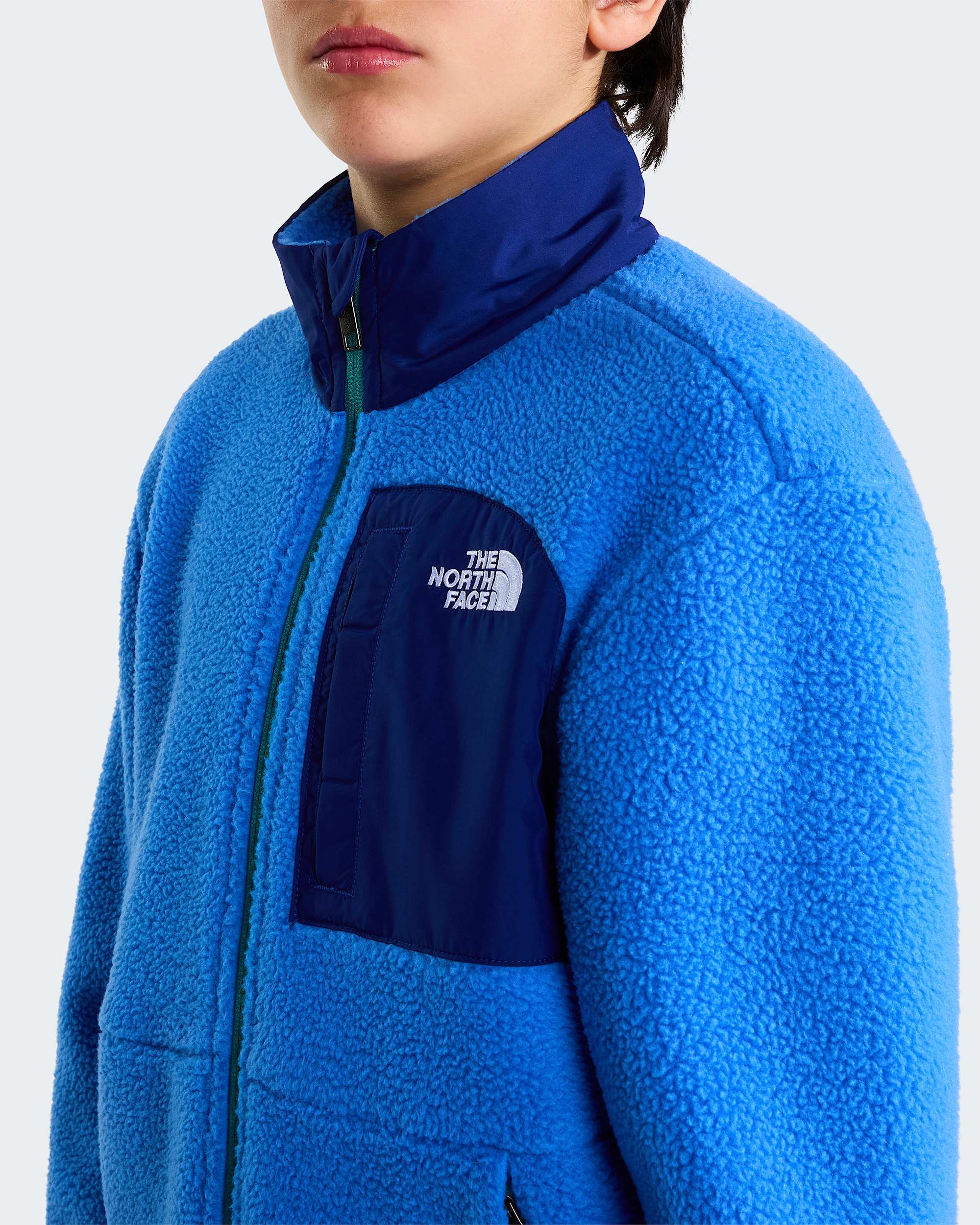 Giacca in pile Yumiori Off Peak da ragazzo TNF ALT6