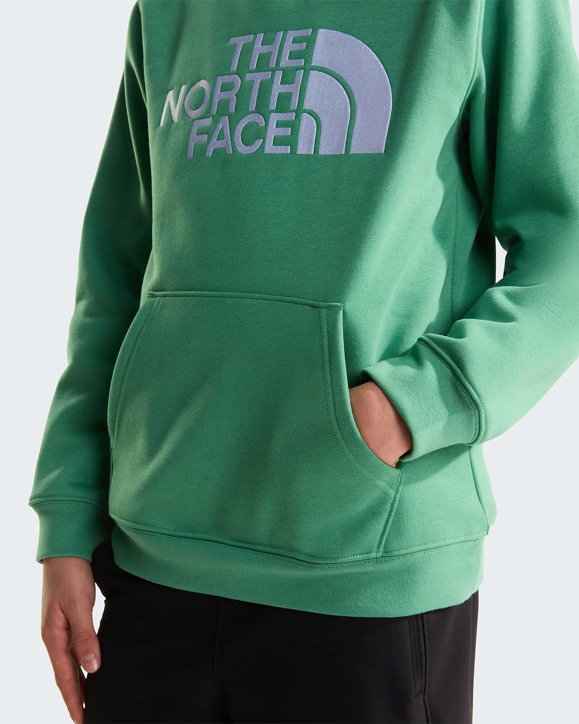 TNF Essential Drew Peak hoodie voor tieners TNF Dimmed Algae ALT5
