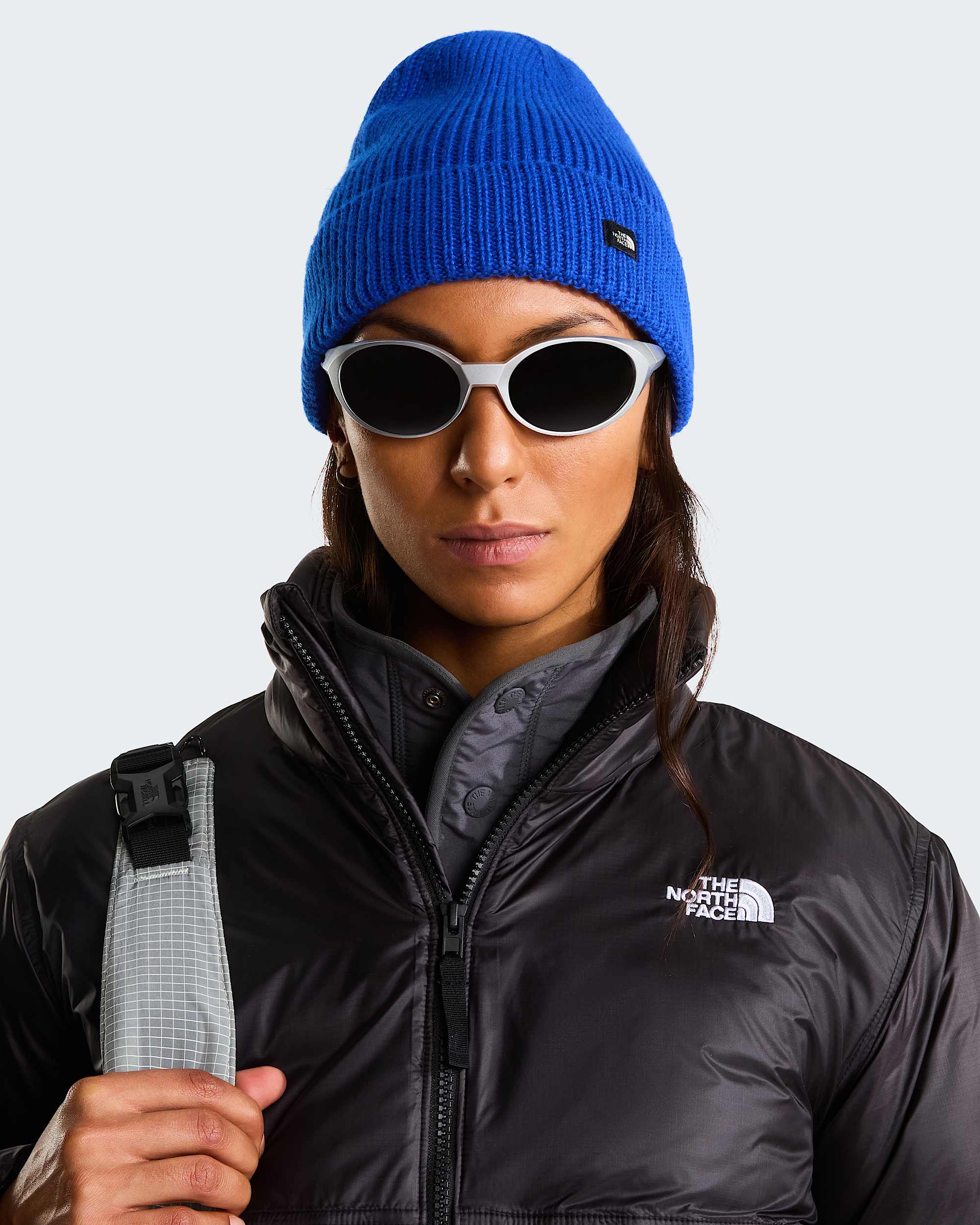 TNF Logo Mini Box Beanie TNF ALT1